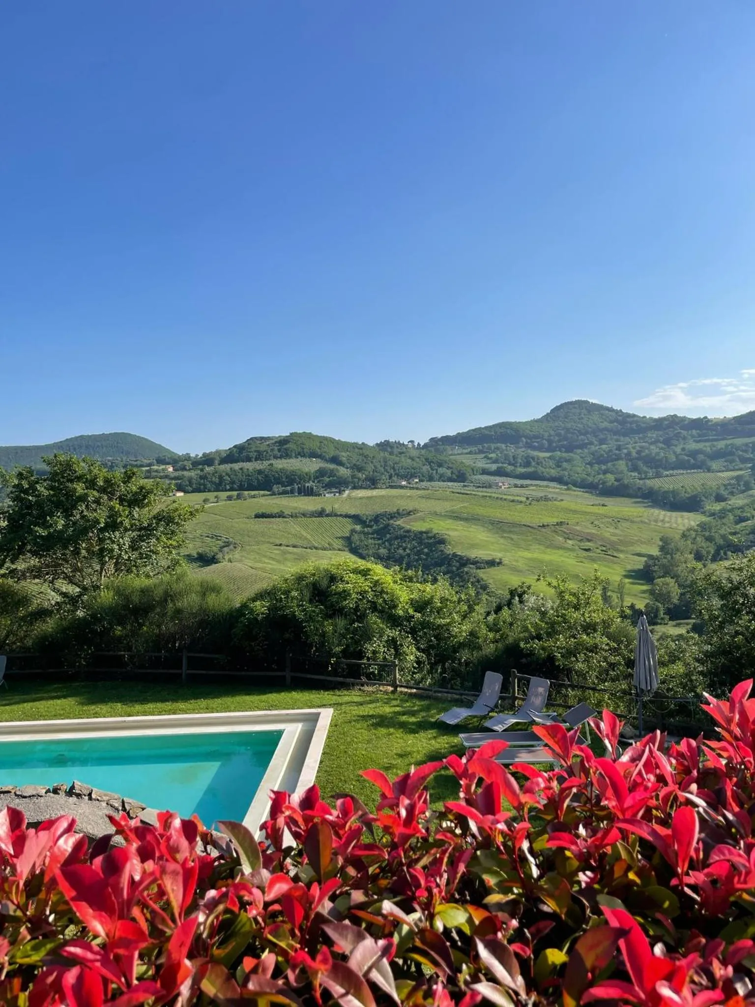 Garden view in Godiolo