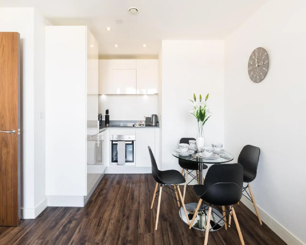 Dining area in KCS Luxury Apartment - Broad Street Birmingham