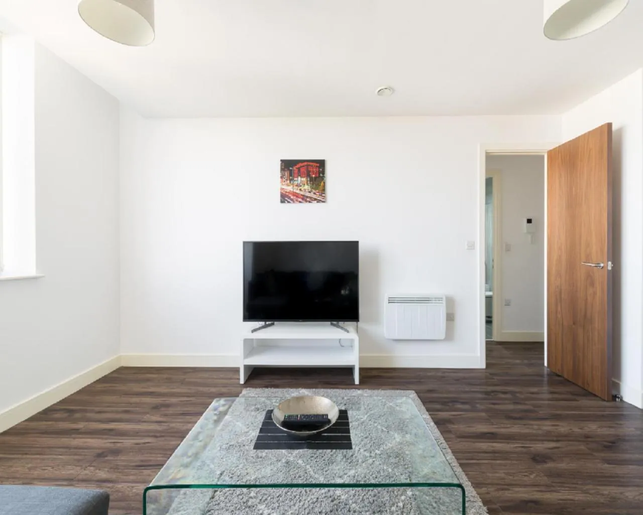 Living room in KCS Luxury Apartment - Broad Street Birmingham