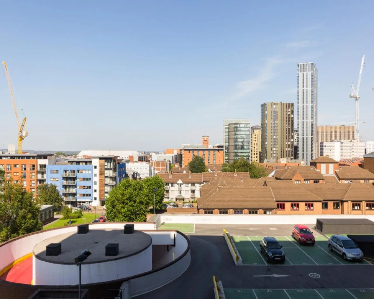 View (from property/room) in KCS Luxury Apartment - Broad Street Birmingham