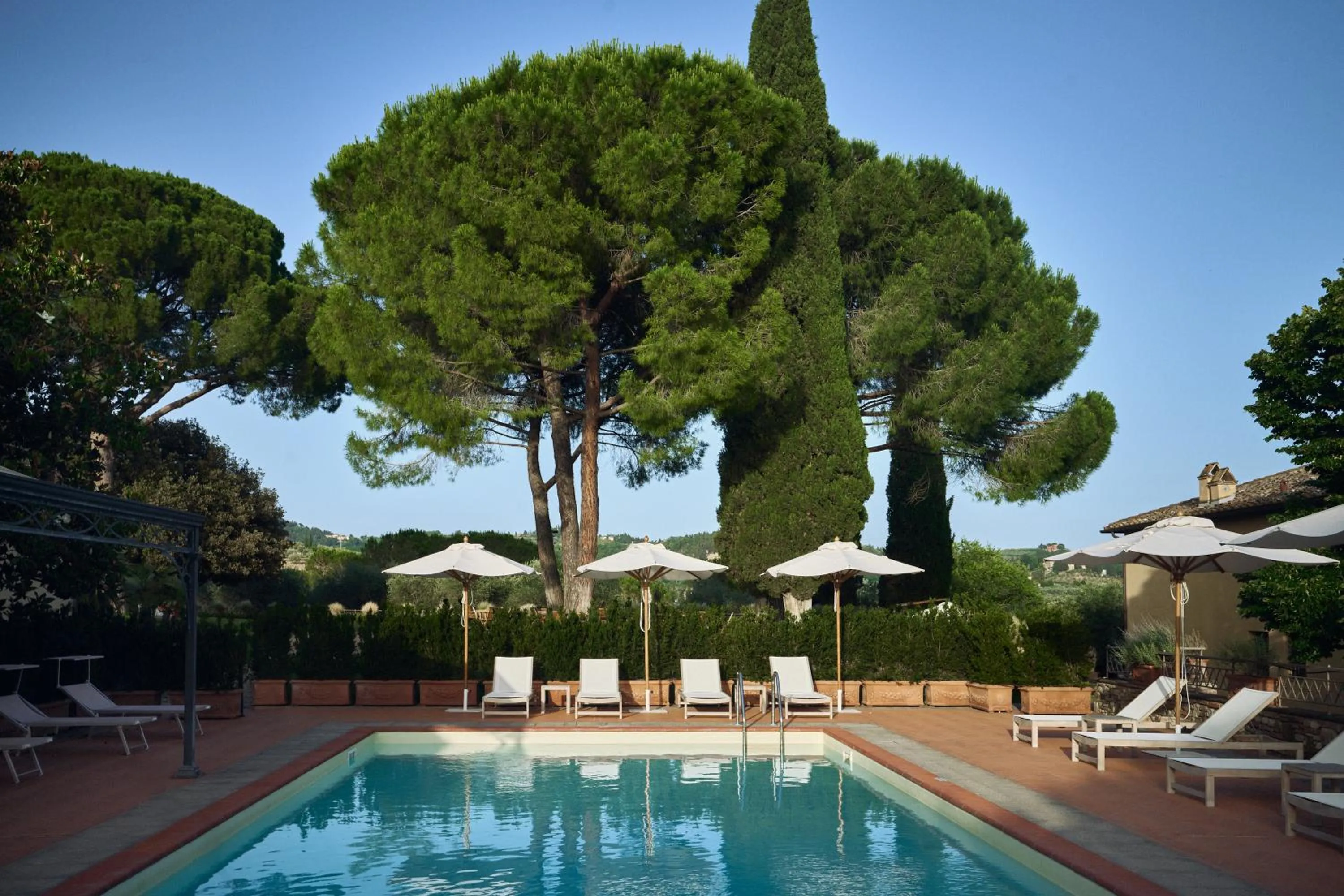 Swimming pool in Tenuta Di Sticciano