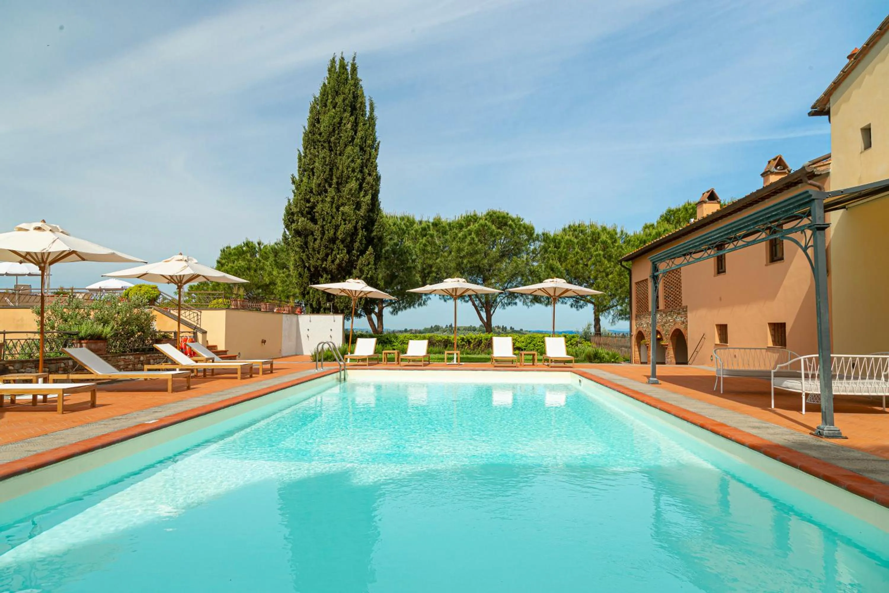 Swimming pool in Tenuta Di Sticciano