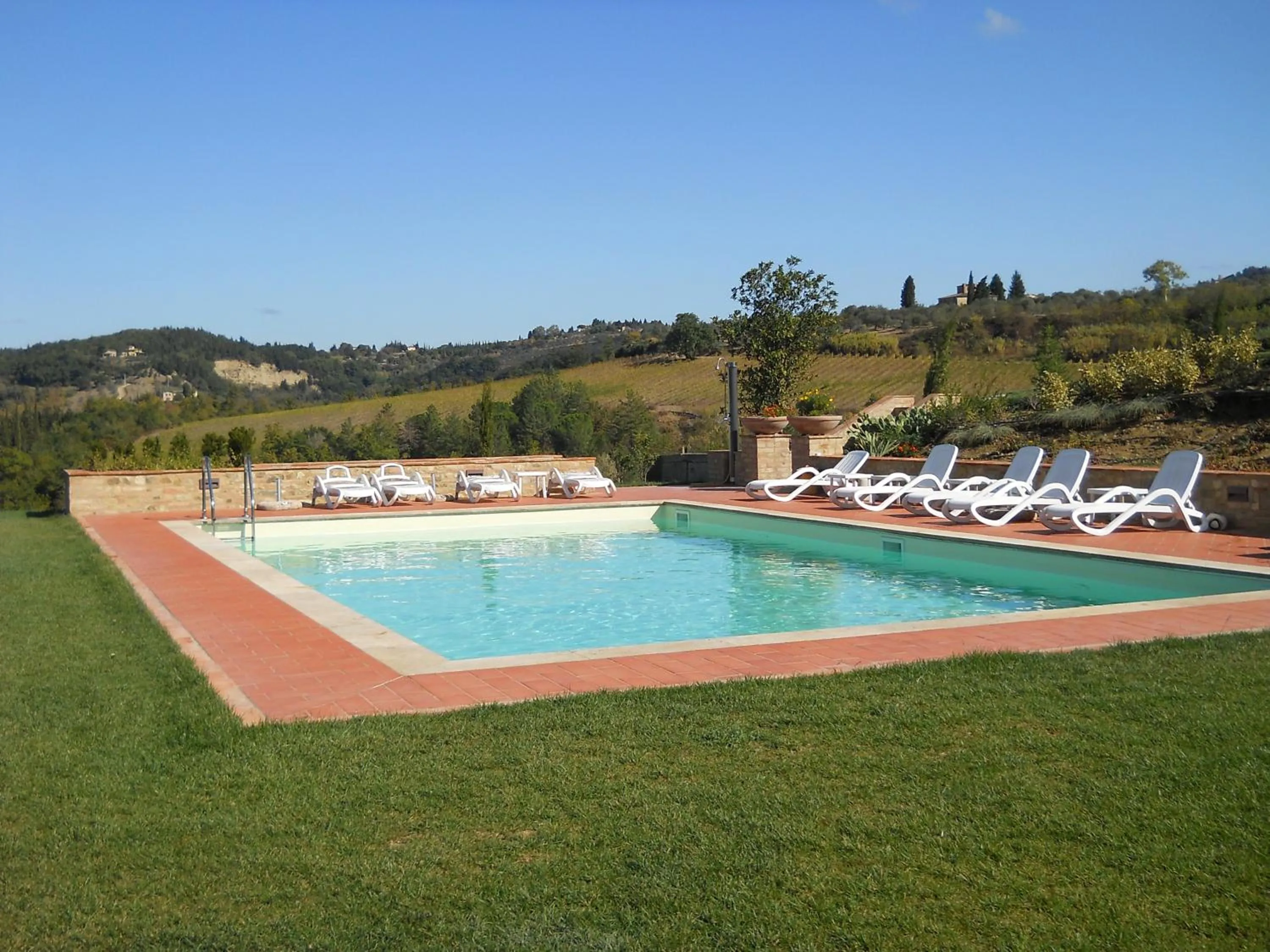 Swimming pool in Tenuta Di Sticciano