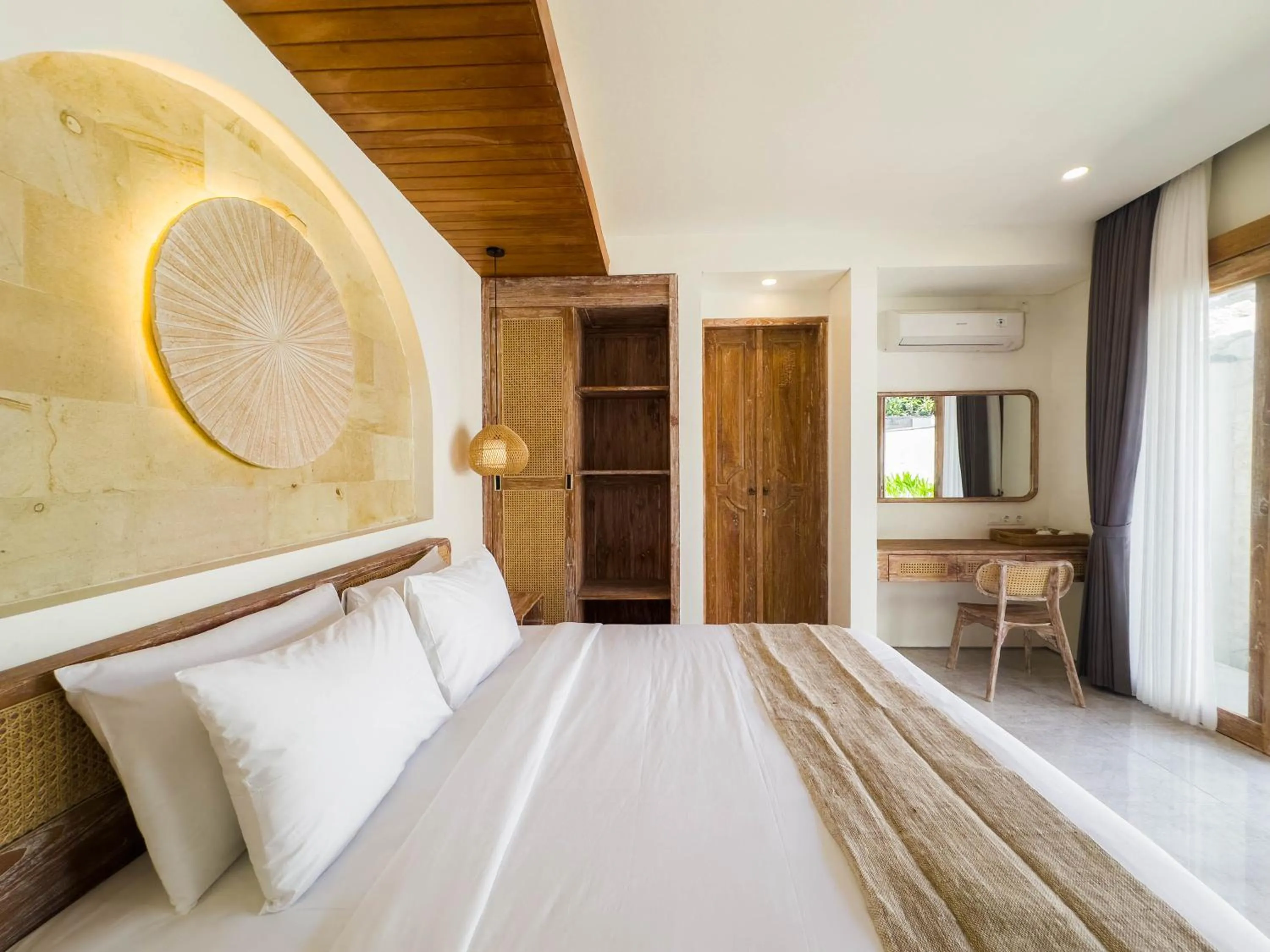 Bed in Villa Waturenggong Ubud