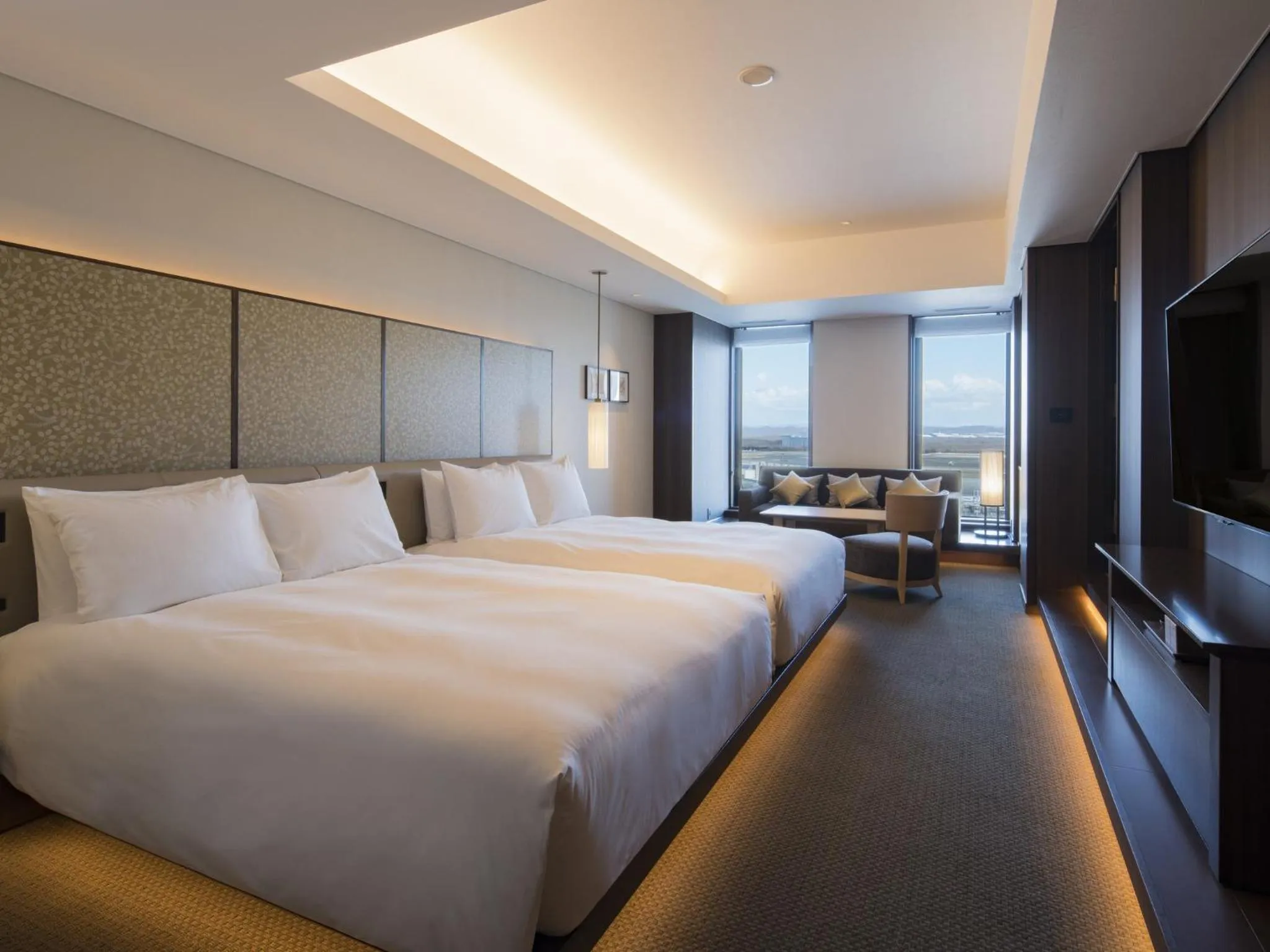 Bedroom, Bed in Portom International Hokkaido