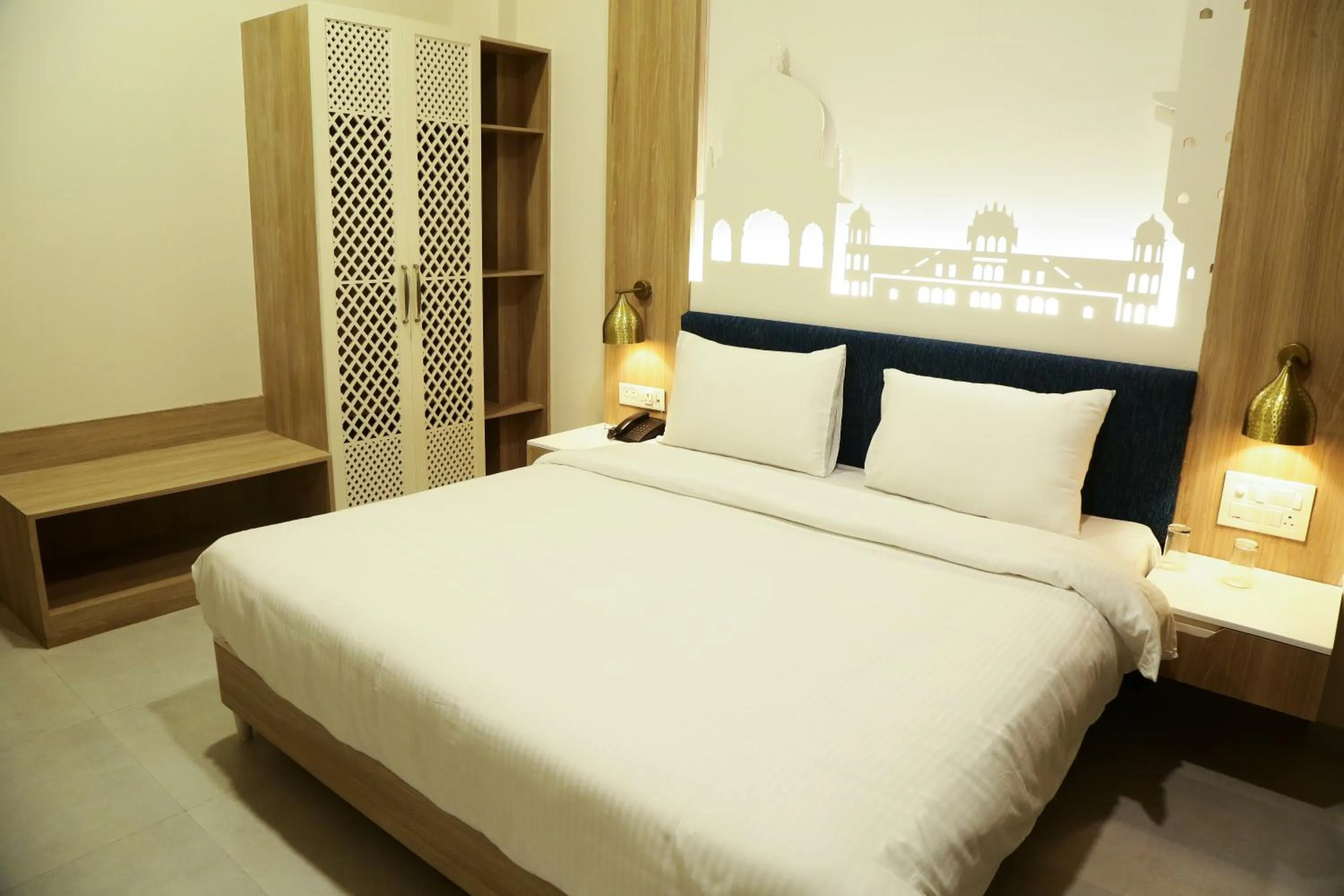 Bedroom in Hotel Ratangarh Palace