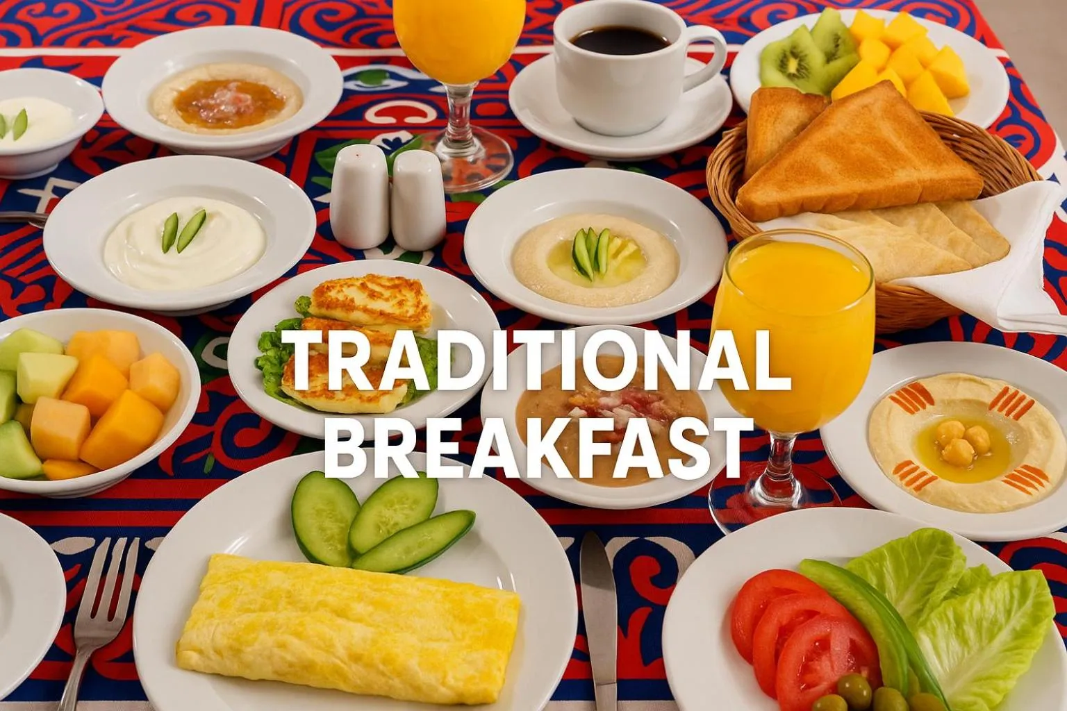 Breakfast in Saraya Palace Hotel