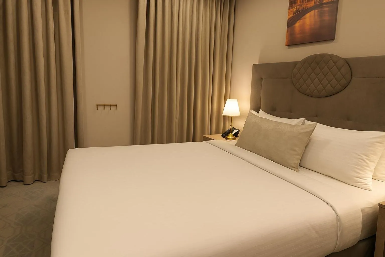 Bed in Saraya Palace Hotel