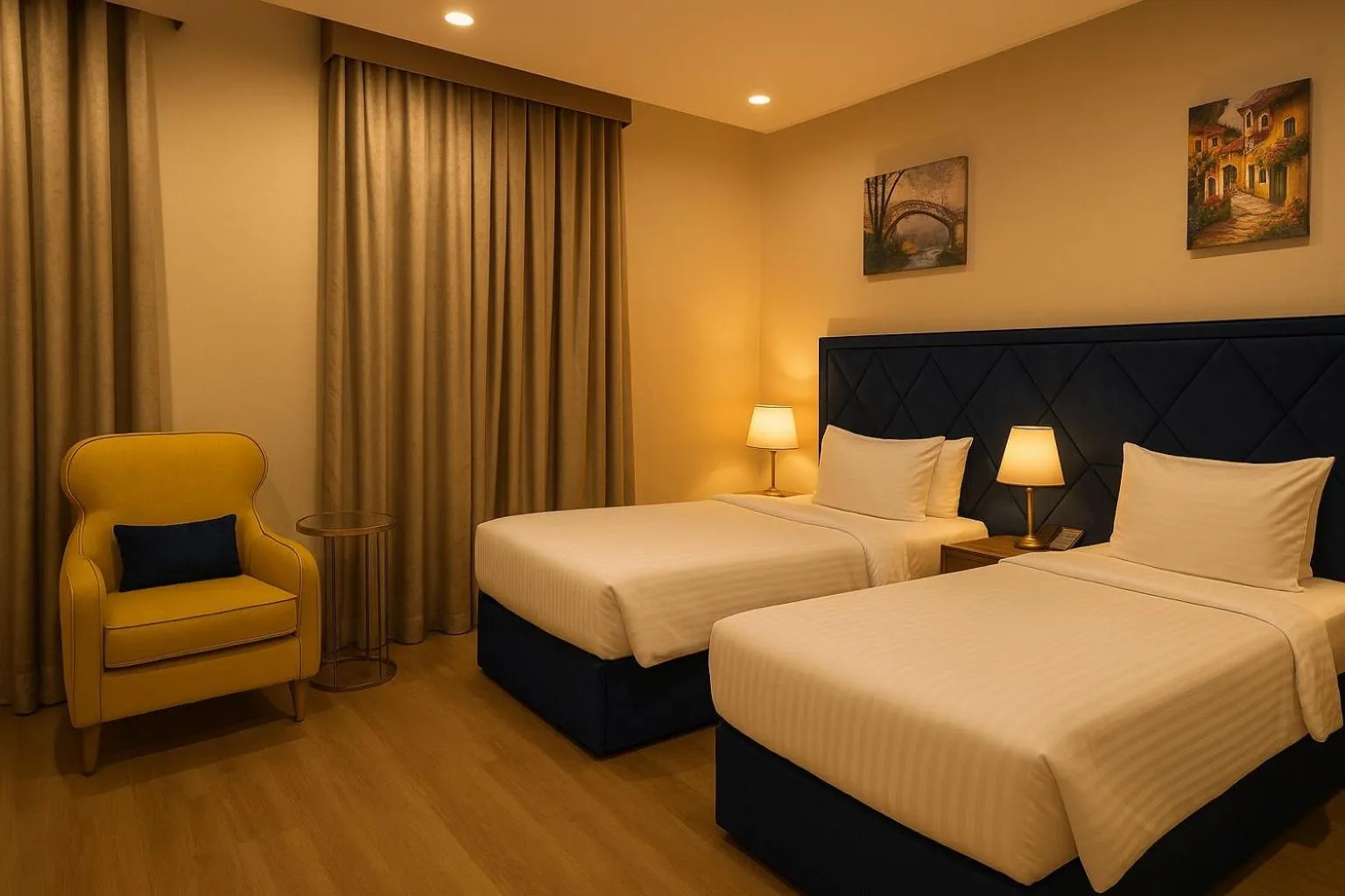 Photo of the whole room, Bed in Saraya Palace Hotel