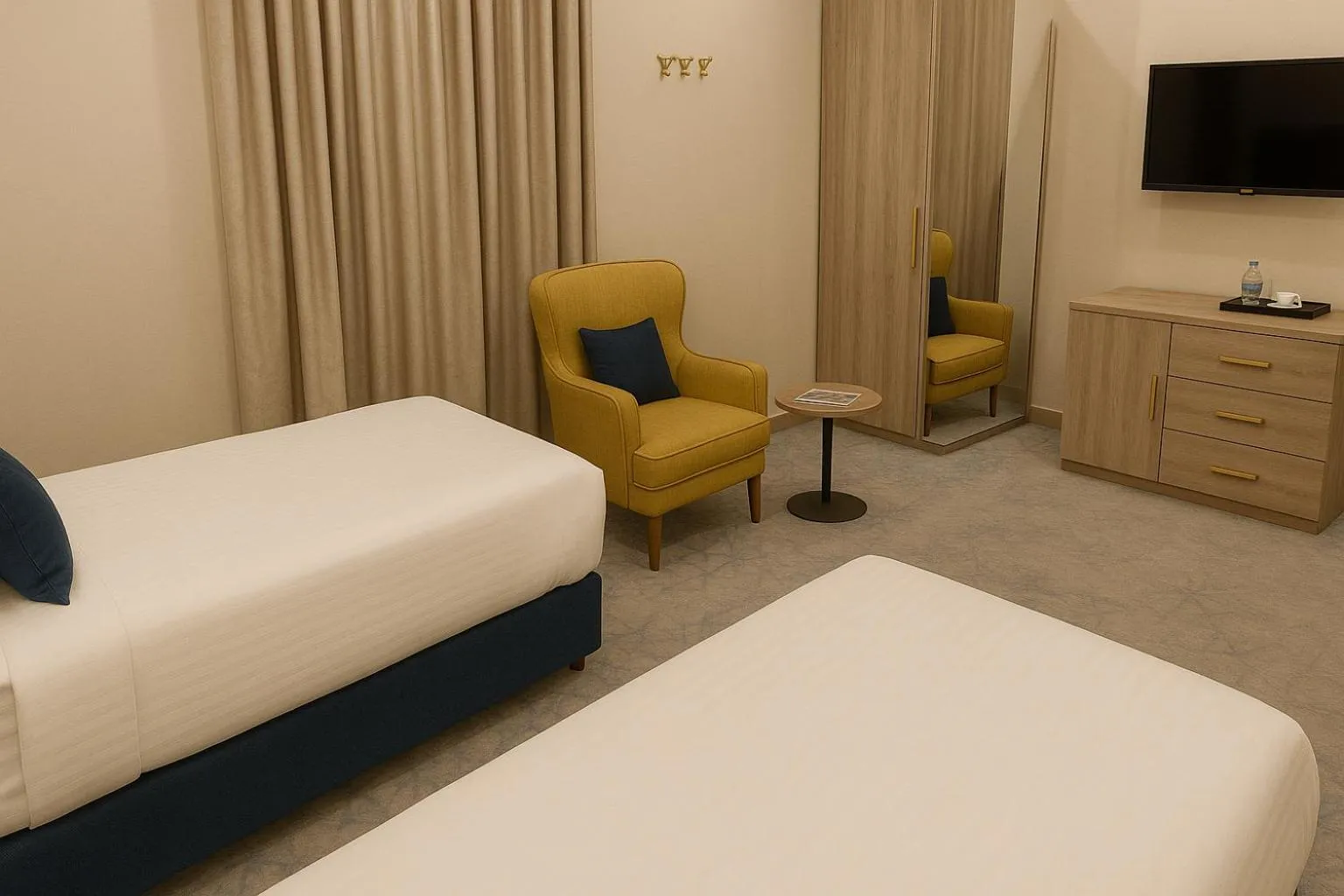 Photo of the whole room, Bed in Saraya Palace Hotel