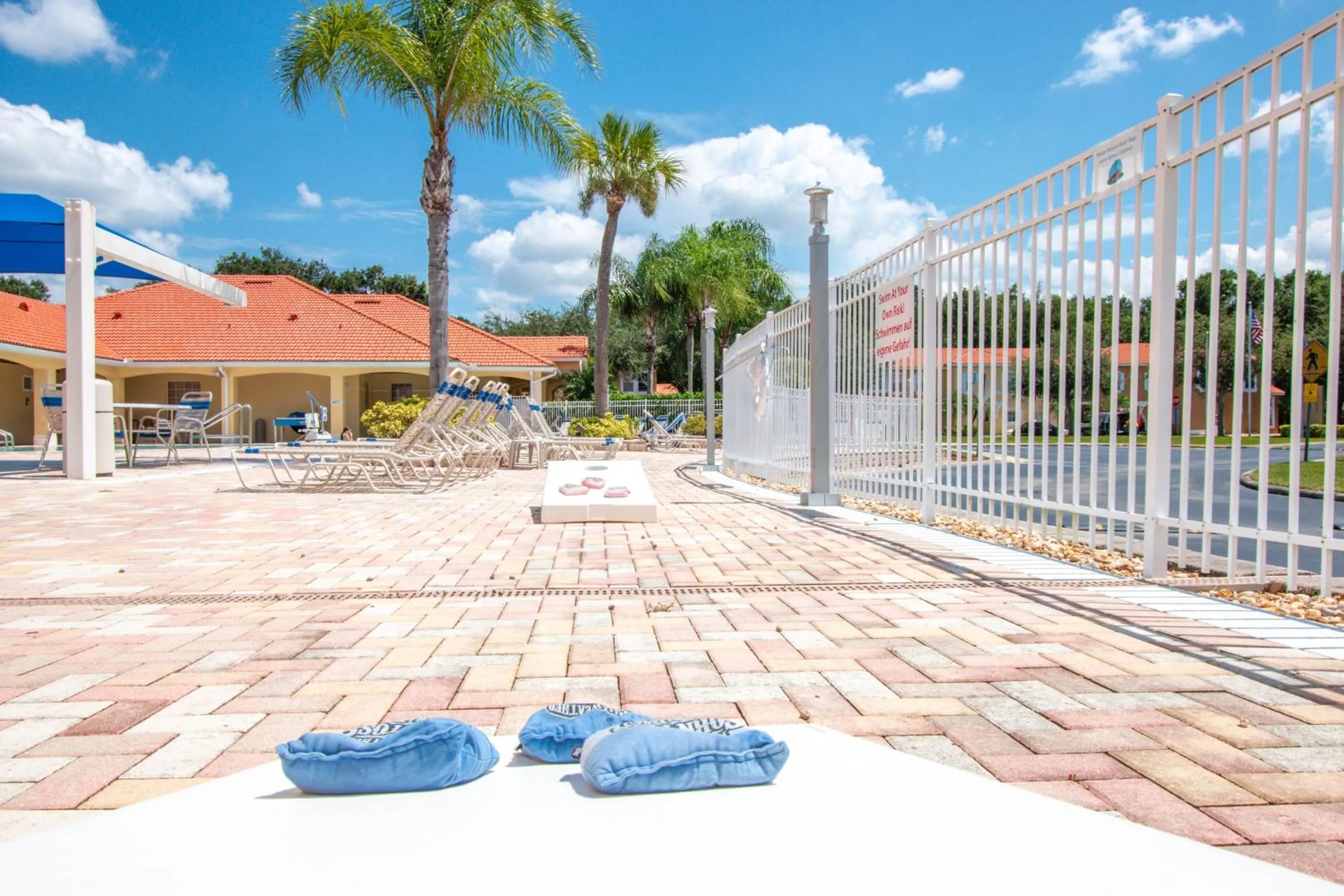 Patio in Berkley Lake Townhomes