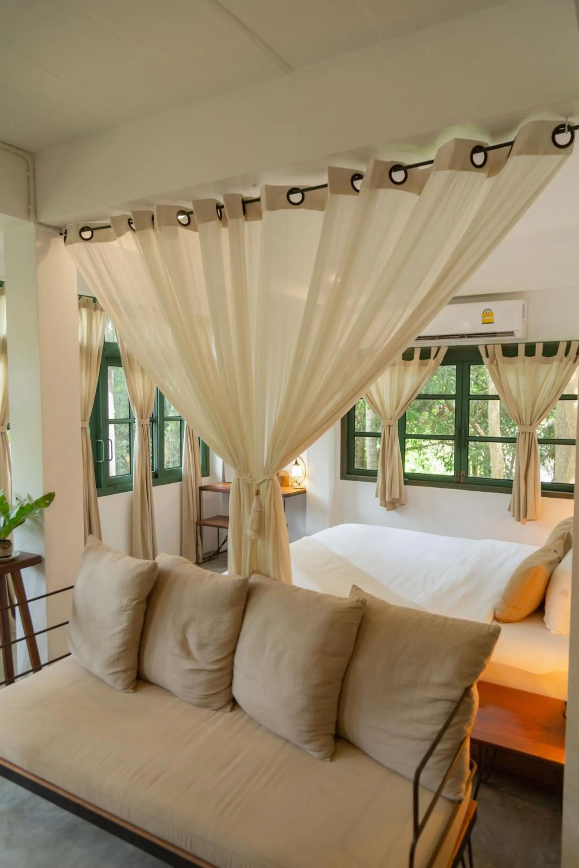 Bed in Big Tree Boutique Hotel