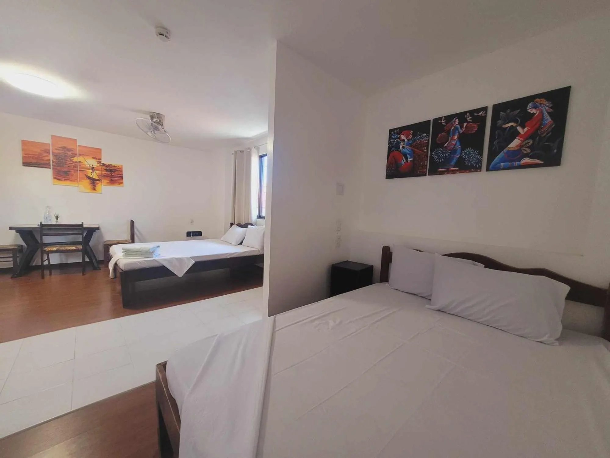 Bed in Gaja Go Dive & Inn