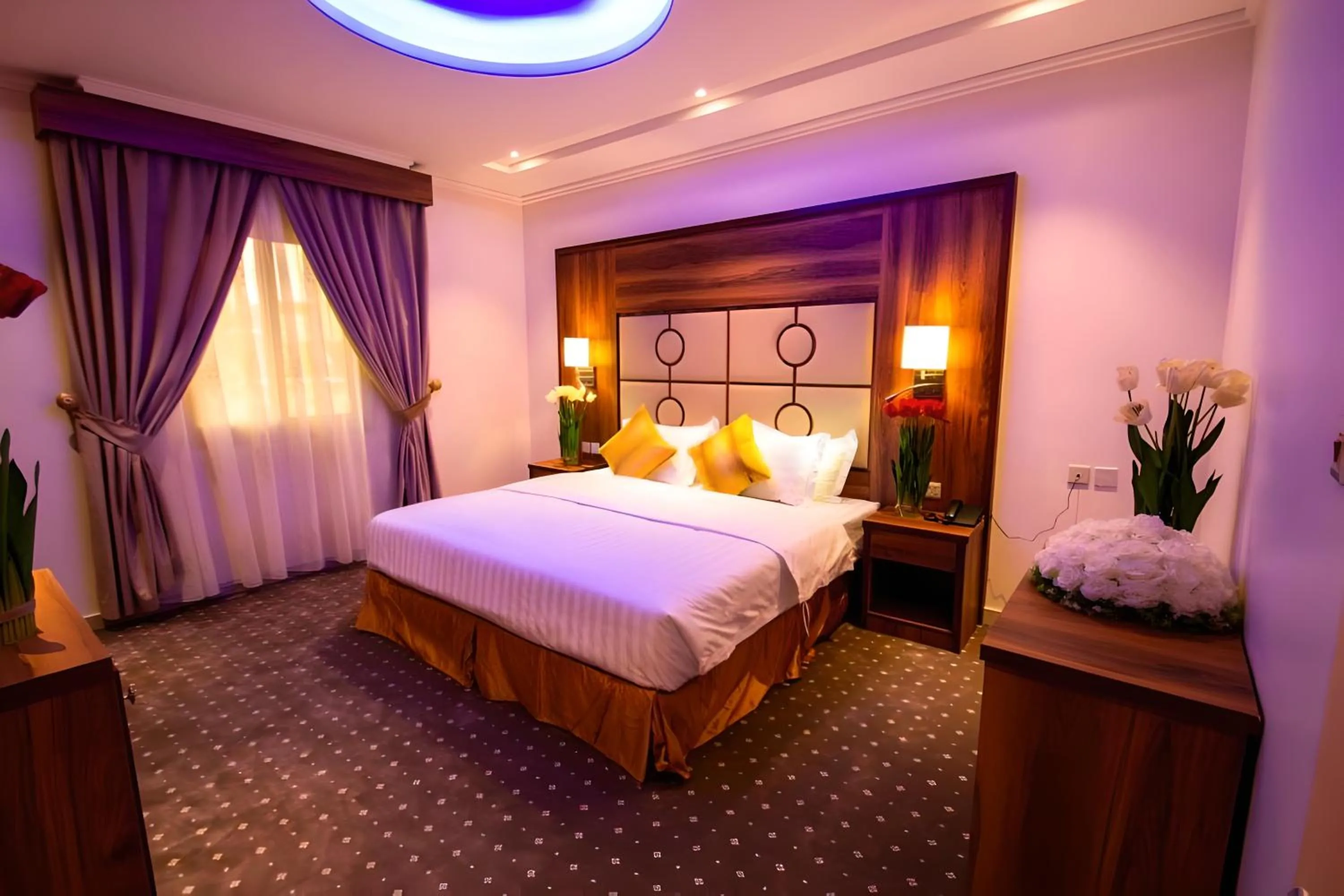Bed in Hayat Al Rose Hotel Appartment