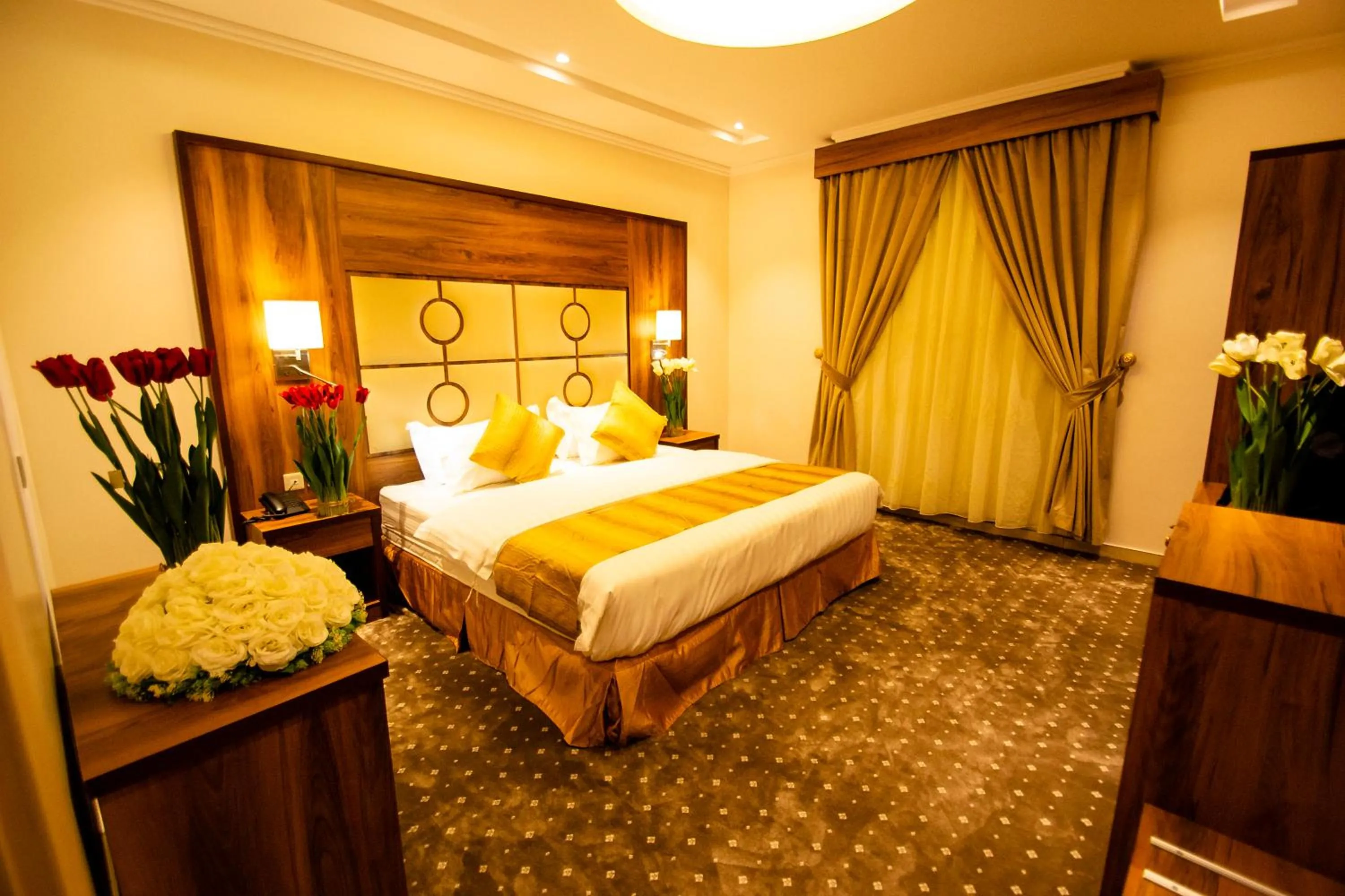 Bed in Hayat Al Rose Hotel Appartment