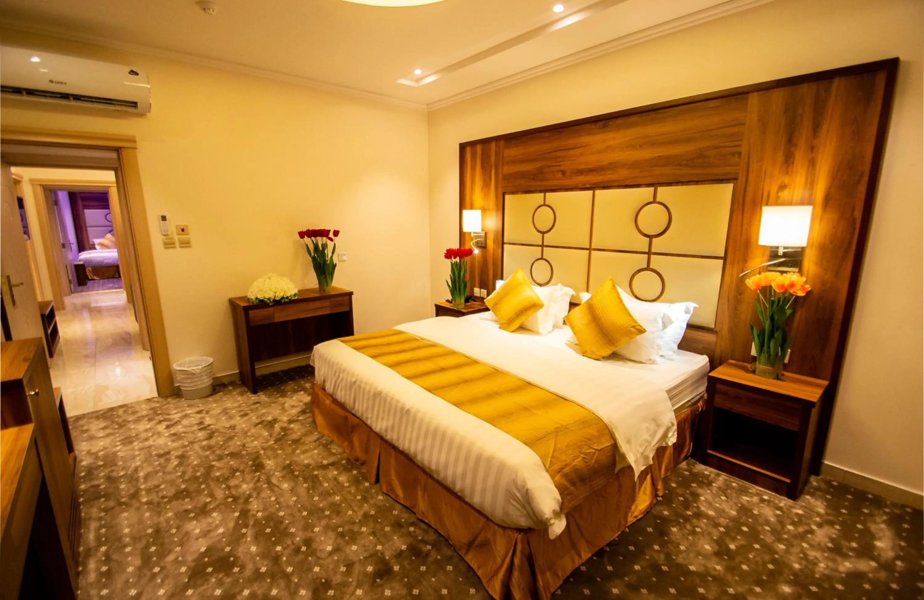 Bed in Hayat Al Rose Hotel Appartment