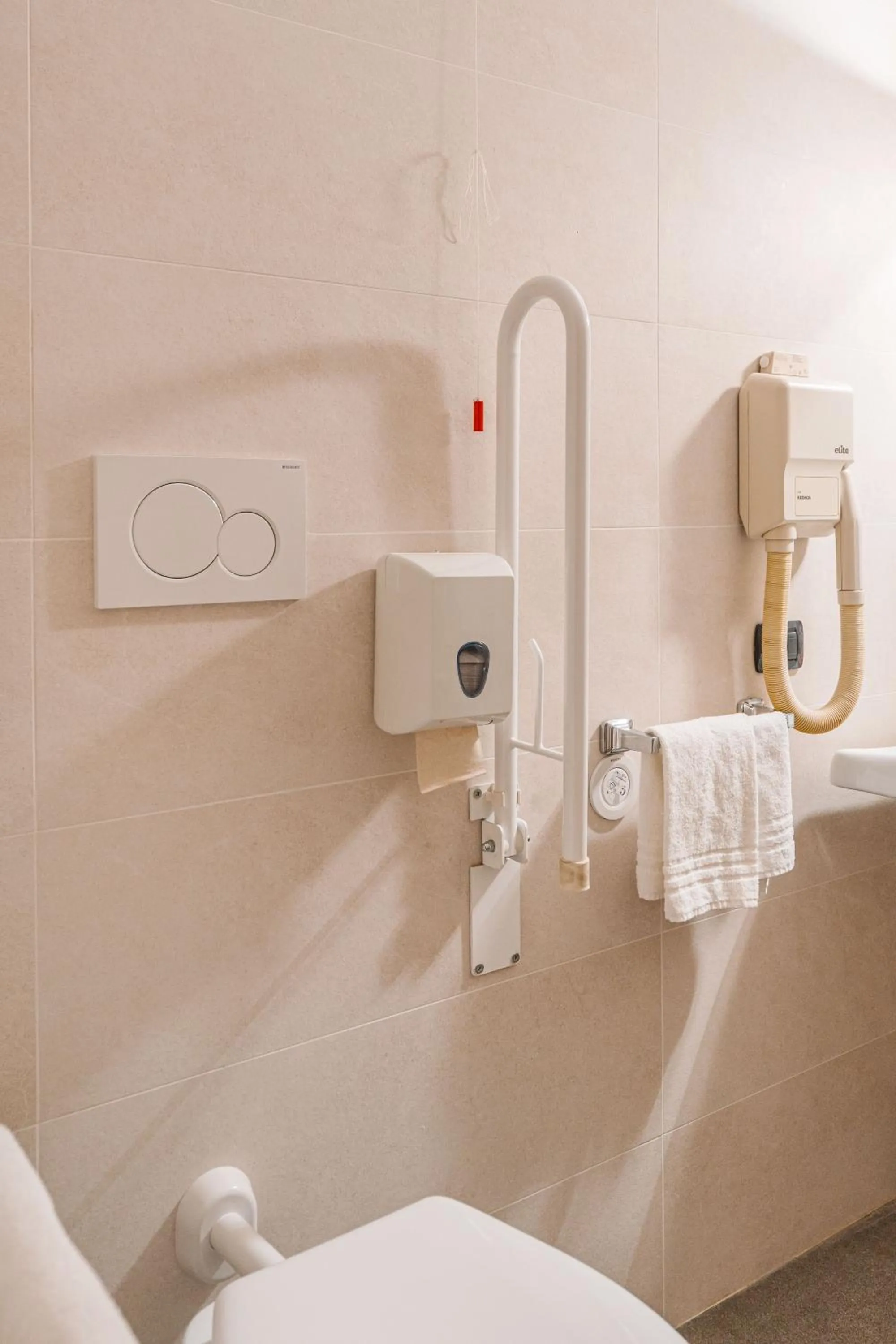 Facility for disabled guests in Crystal Hotel Varese