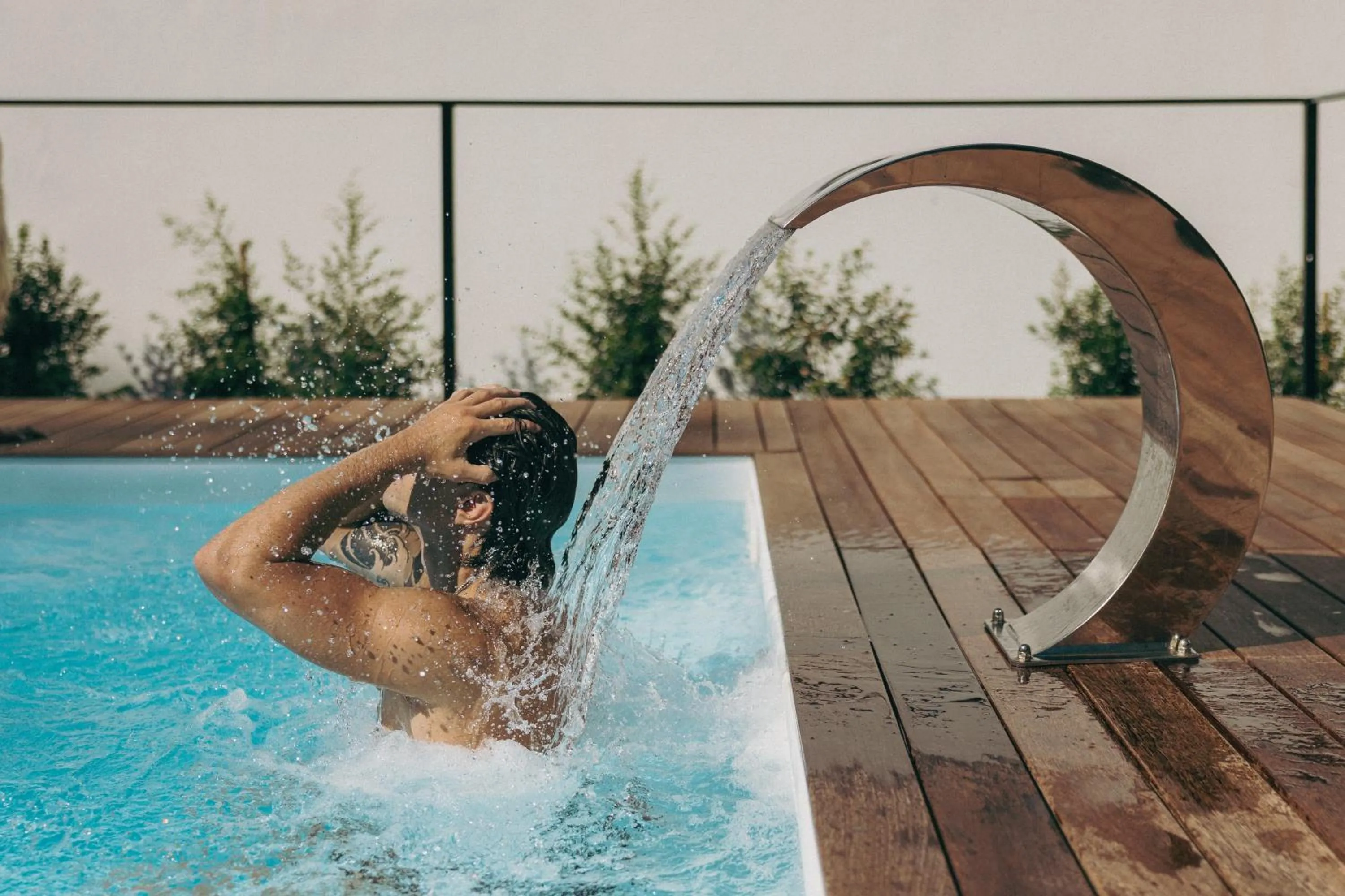 Swimming pool in Relais Corte Degli Aragonesi