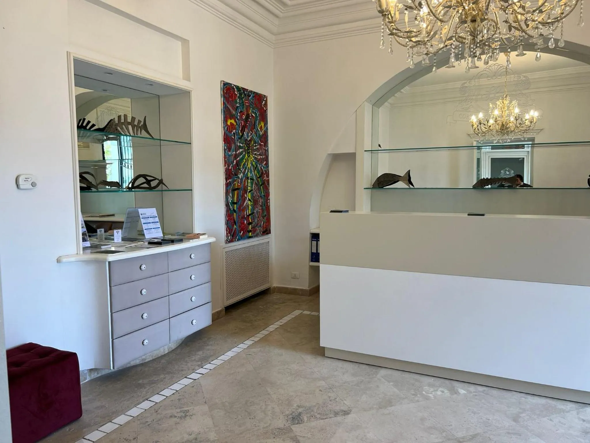 Lobby or reception in Relais Corte Degli Aragonesi