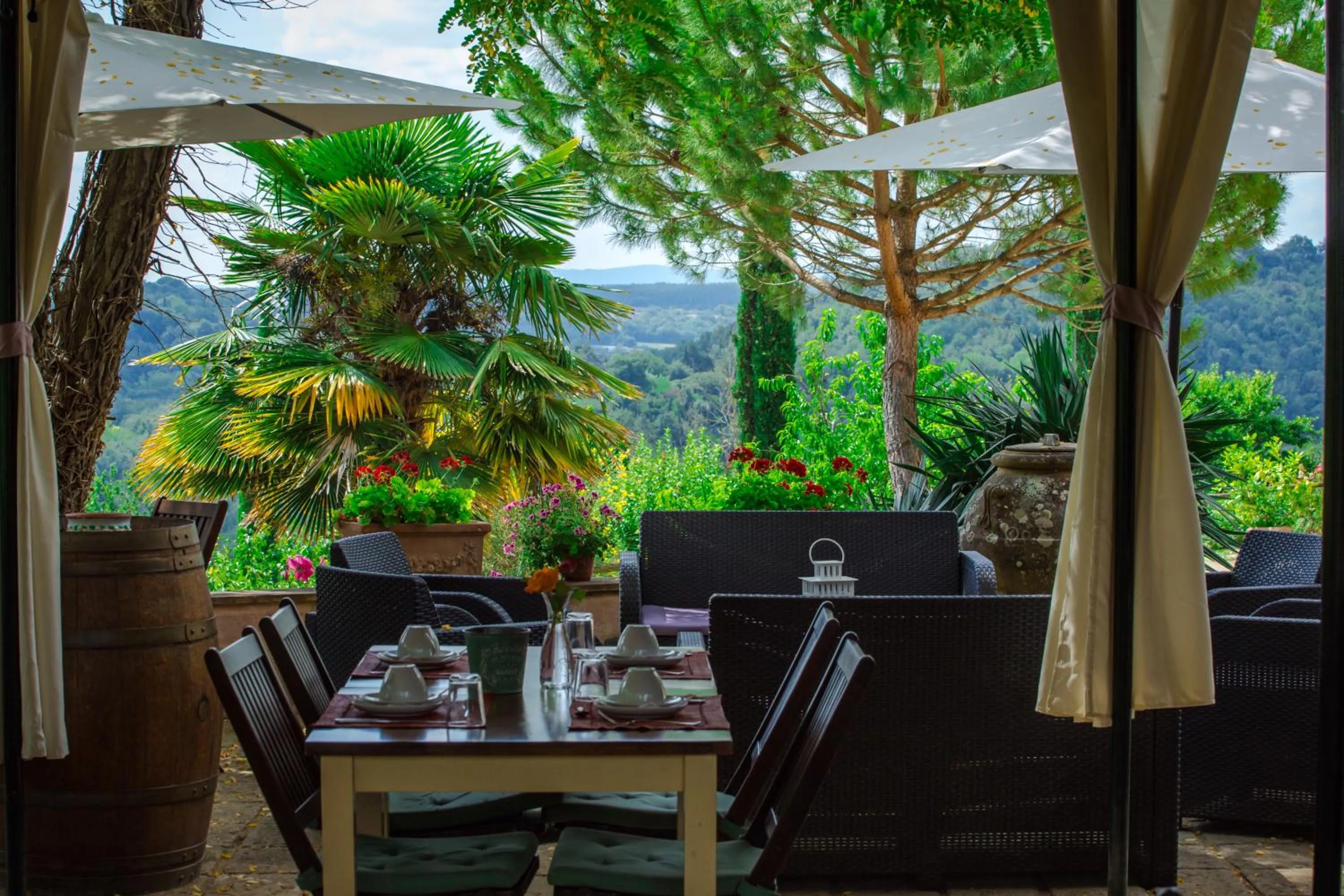 Balcony/Terrace in Torraccia di Chiusi Agriturismo Relais