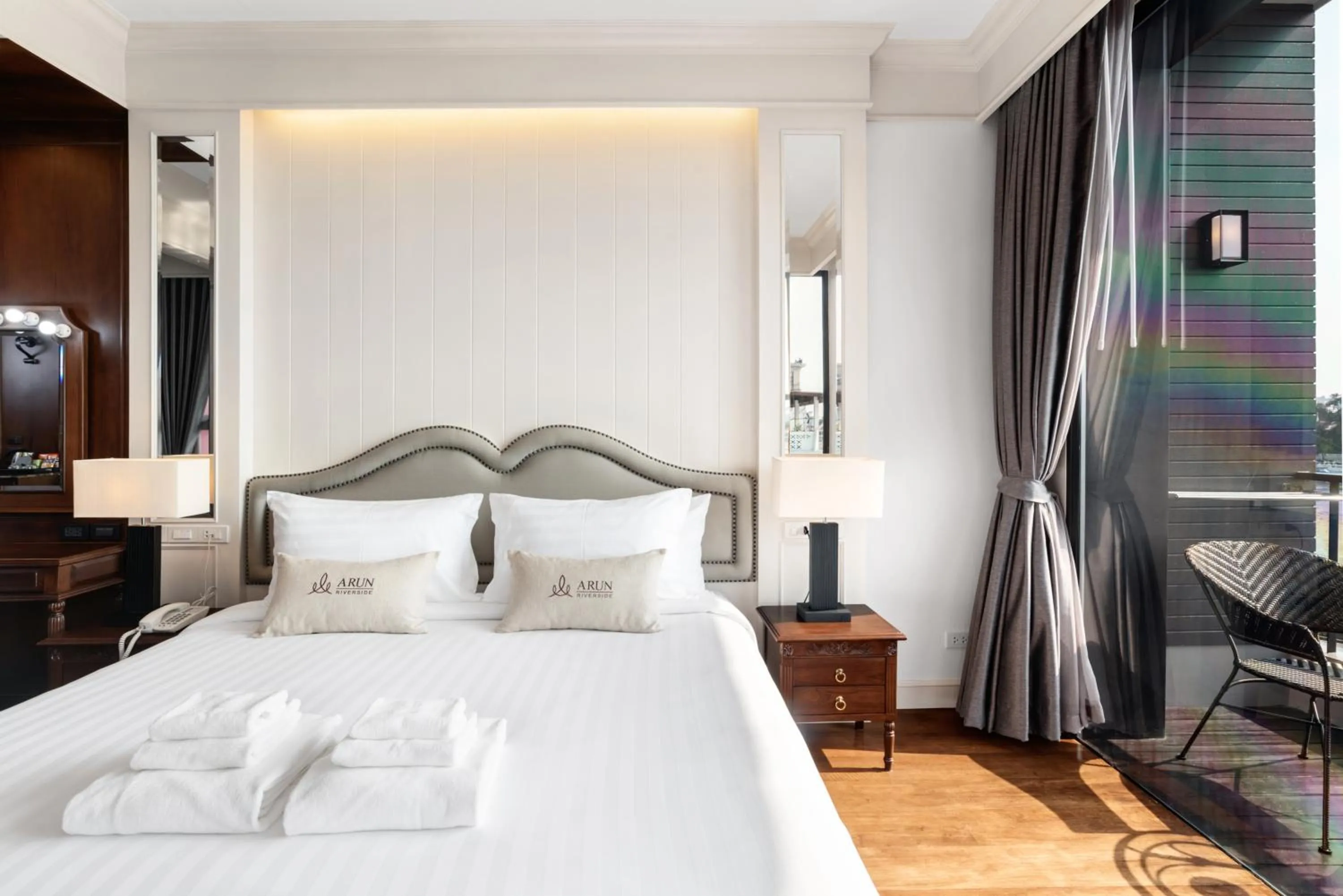 Bed in ARUN Riverside Bangkok