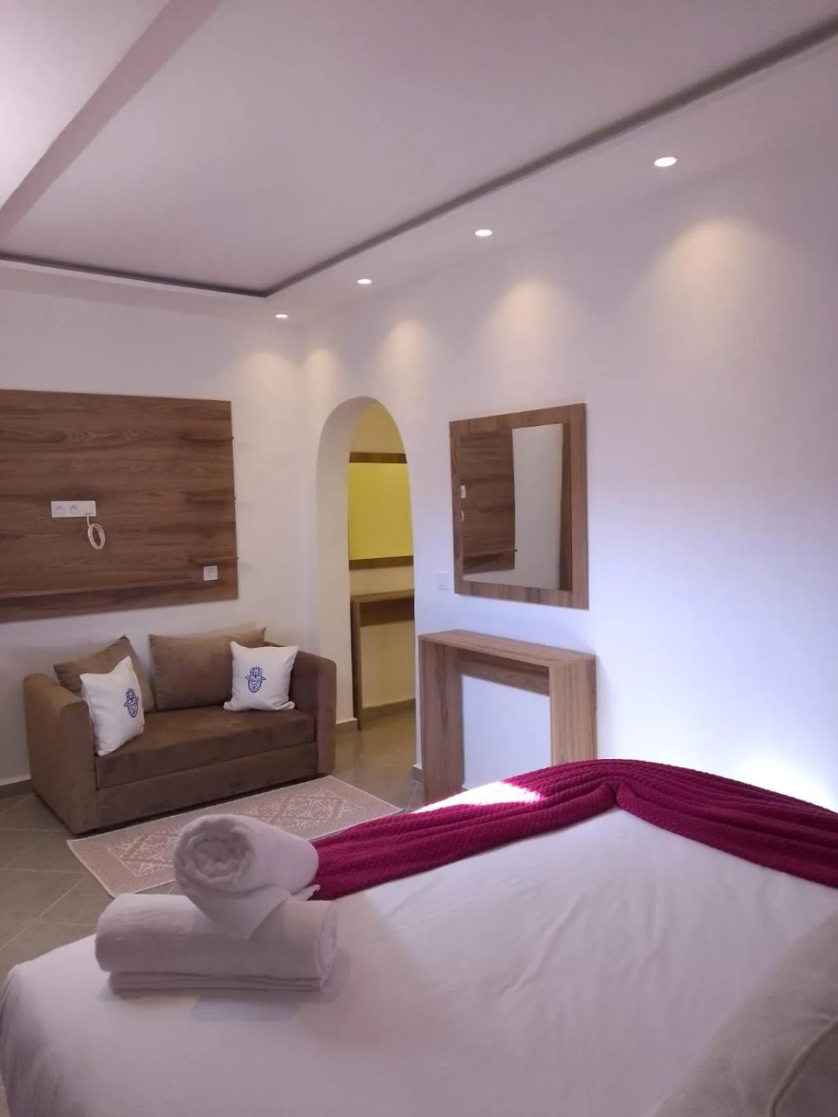 Bed in Hôtel Mechouar Plaza