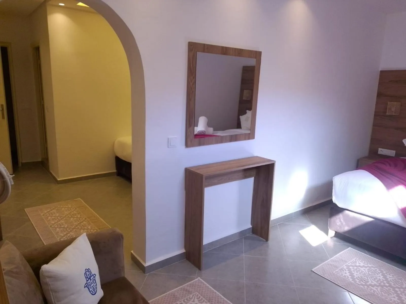 Bed in Hôtel Mechouar Plaza