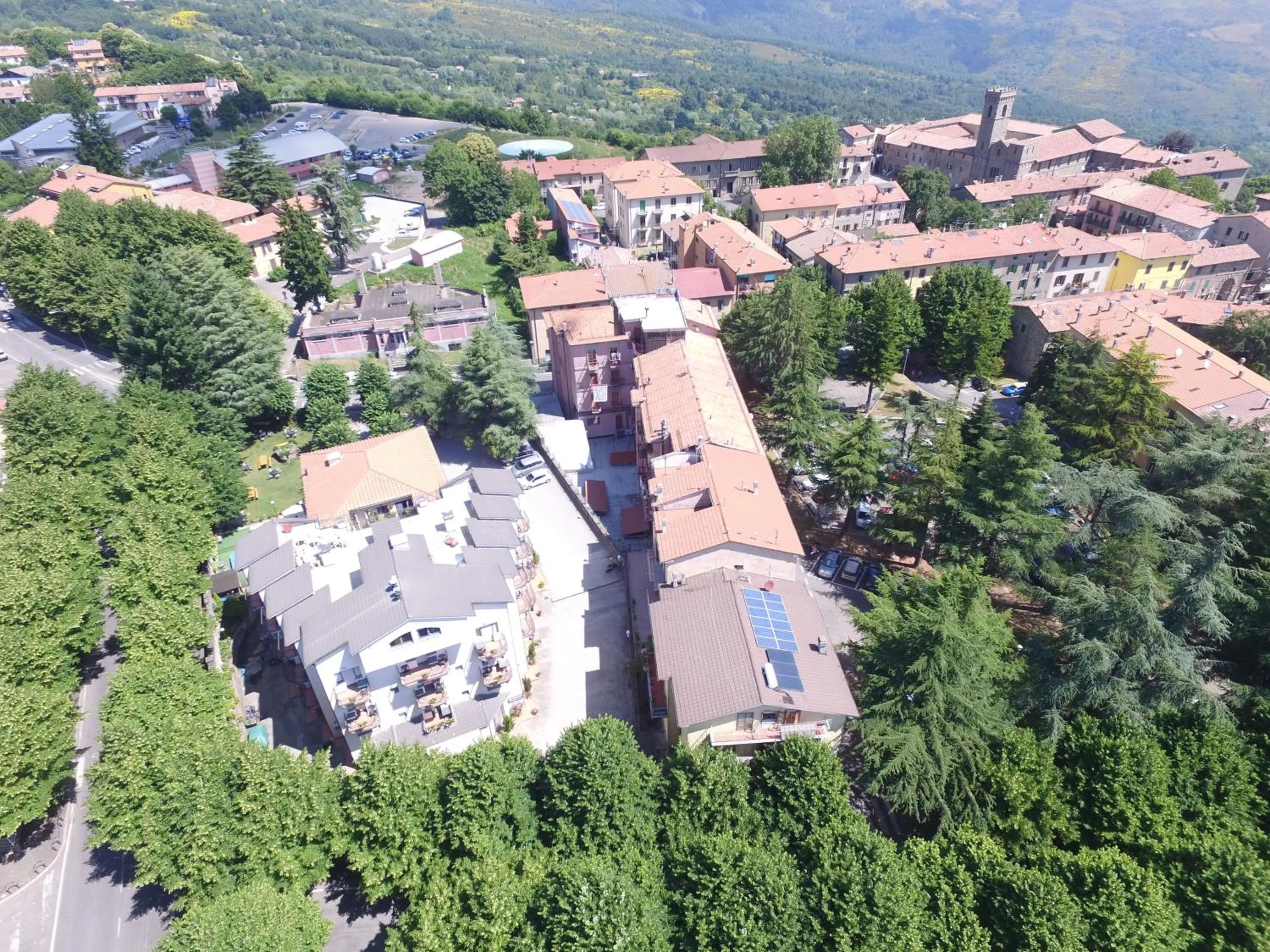 Bird's eye view in Hotel Fabbrini