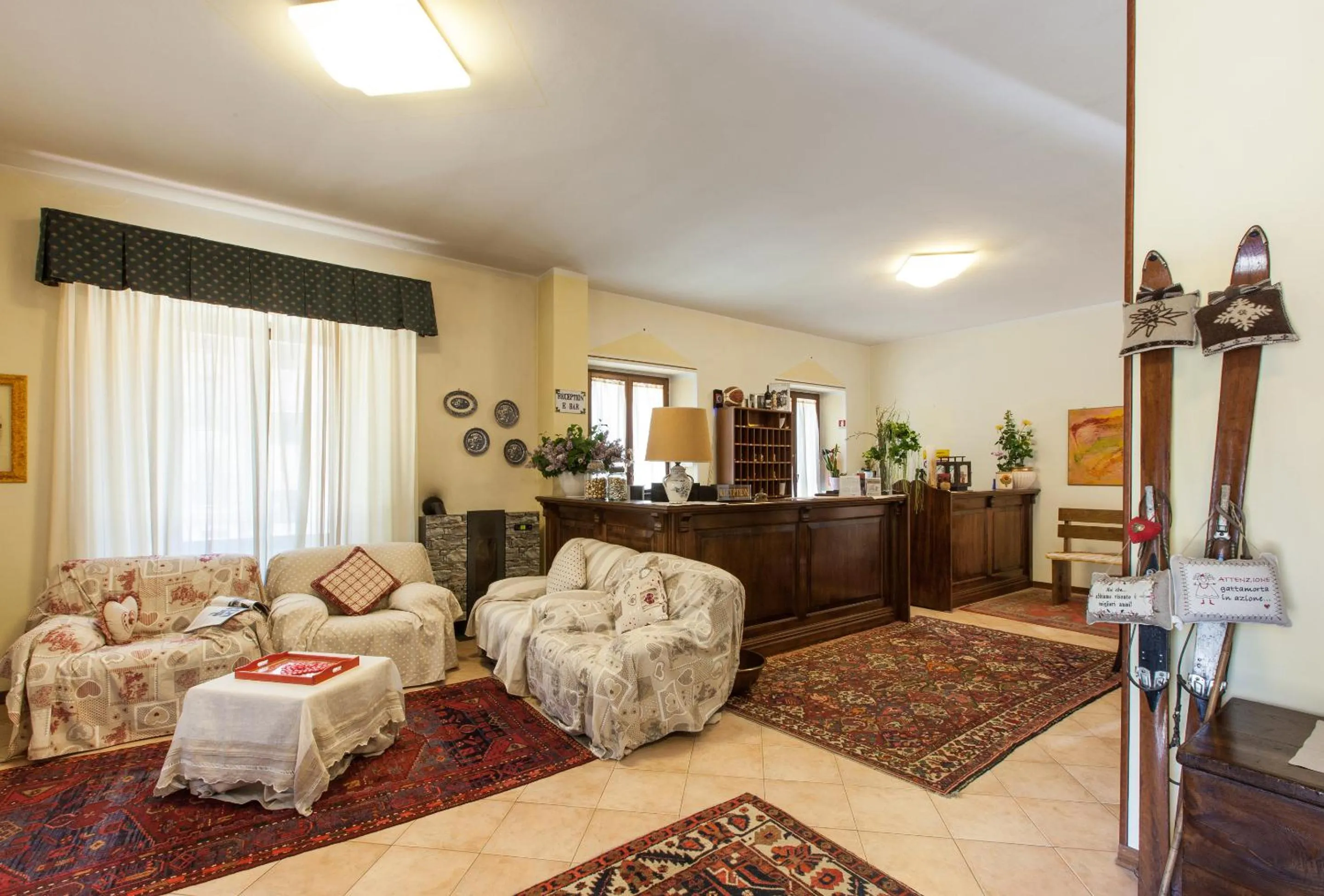 Lobby or reception in Hotel Fabbrini