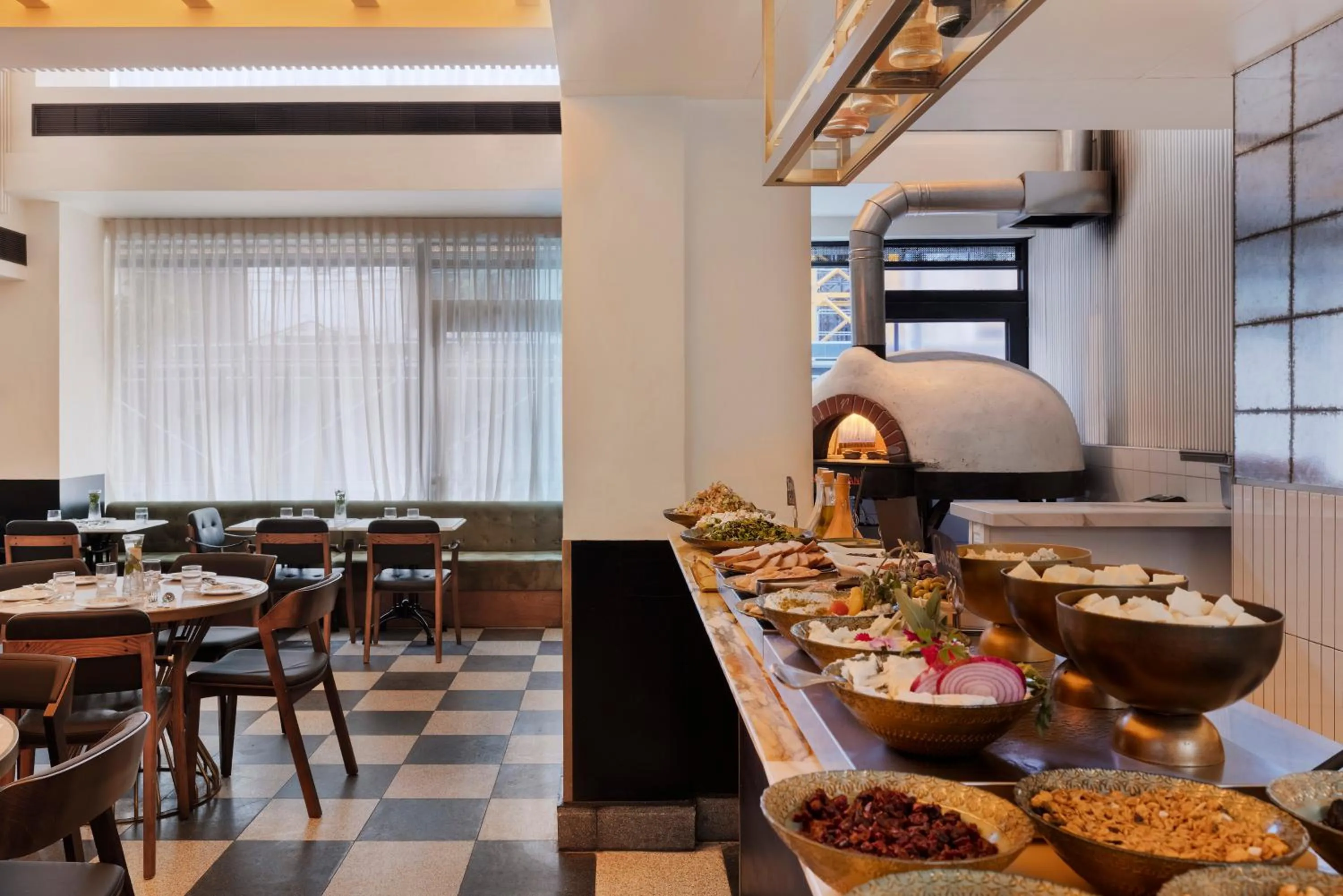 Restaurant/places to eat in Theodor Brown Rothschild Tel-Aviv, a member of Brown Hotels