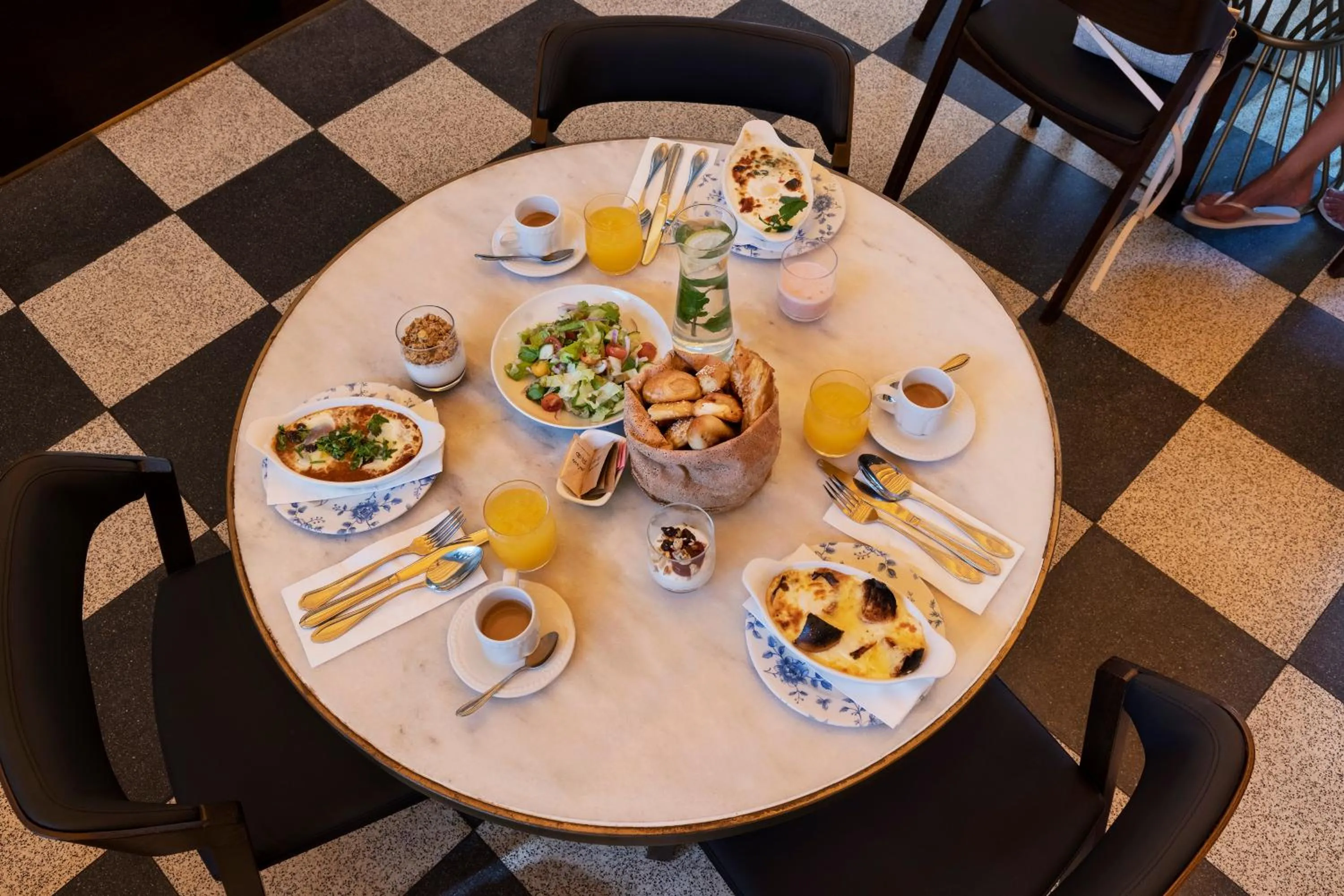 Breakfast in Theodor Brown Rothschild Tel-Aviv, a member of Brown Hotels