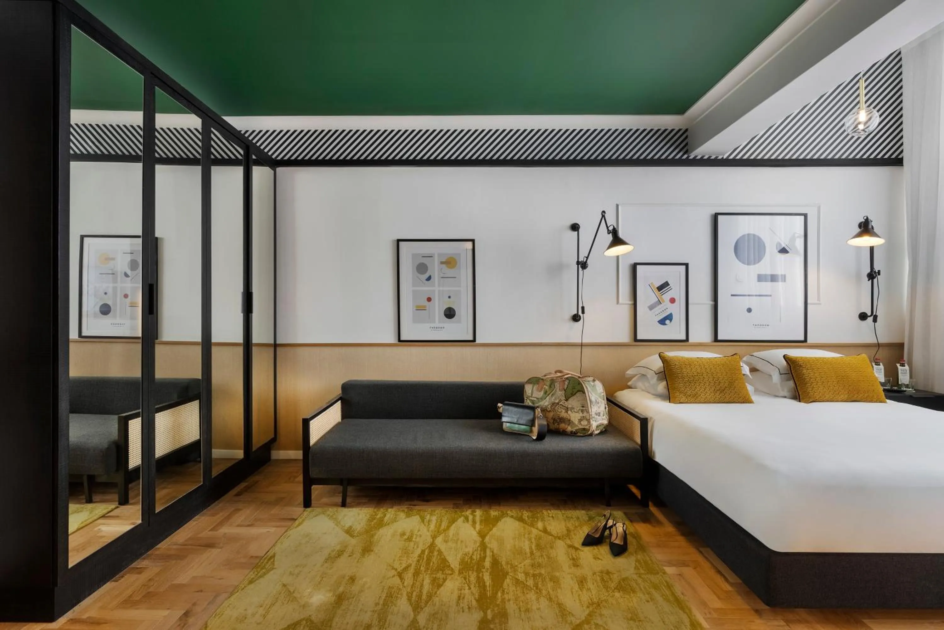Bedroom, Bed in Theodor Brown Rothschild Tel-Aviv, a member of Brown Hotels