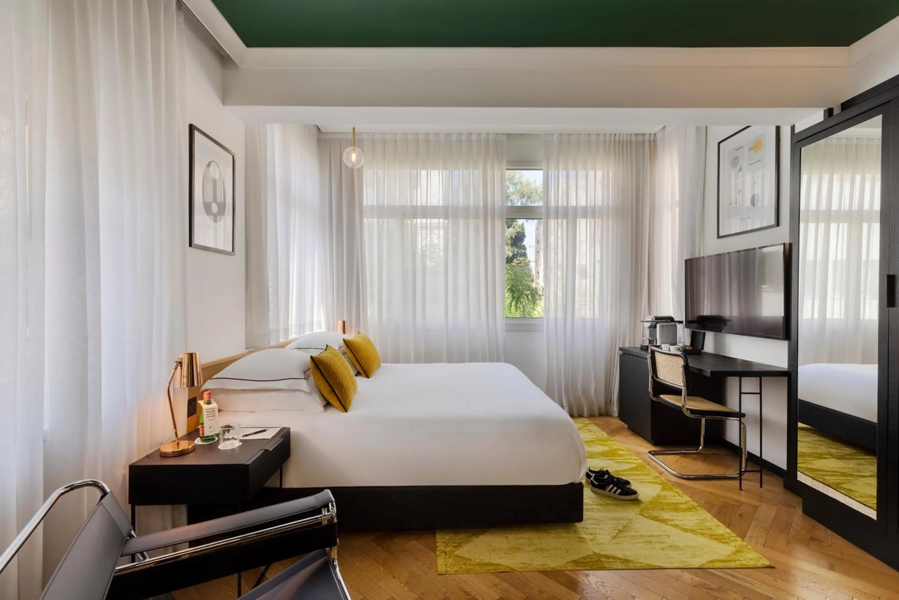 Bedroom, Bed in Theodor Brown Rothschild Tel-Aviv, a member of Brown Hotels