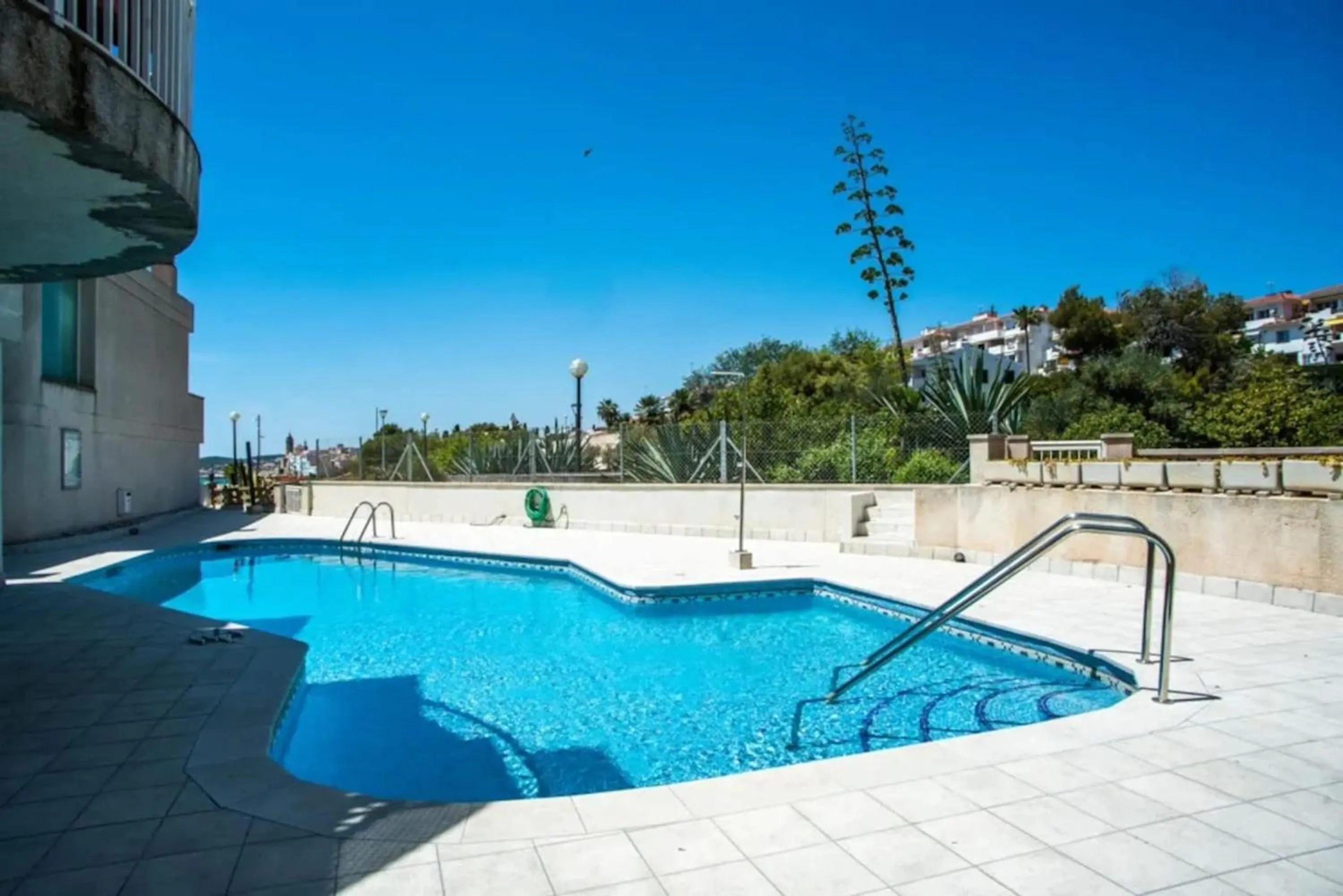 Pool view in Comfortable House in Sitges with Shared Pool