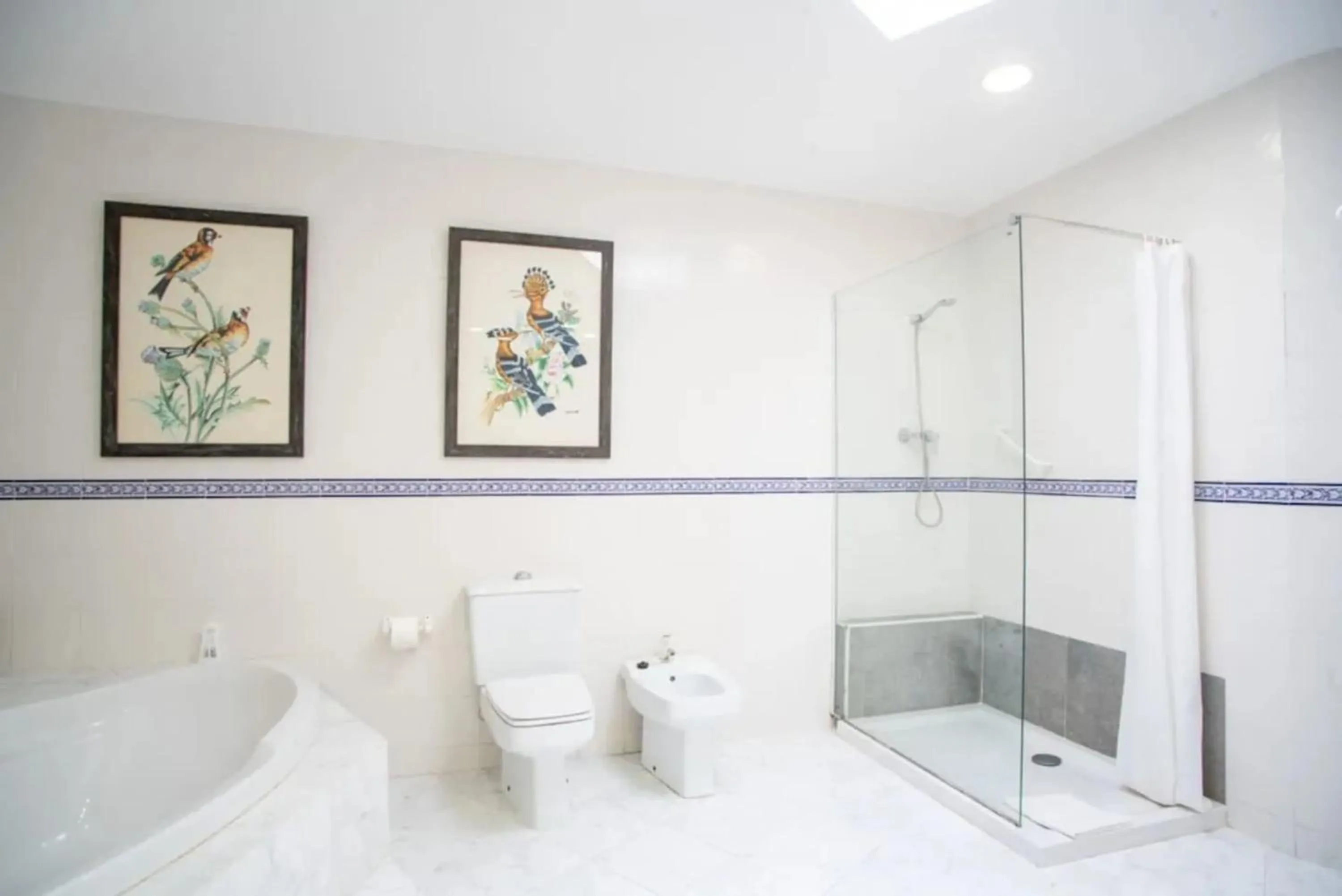 Bathroom in Comfortable House in Sitges with Shared Pool