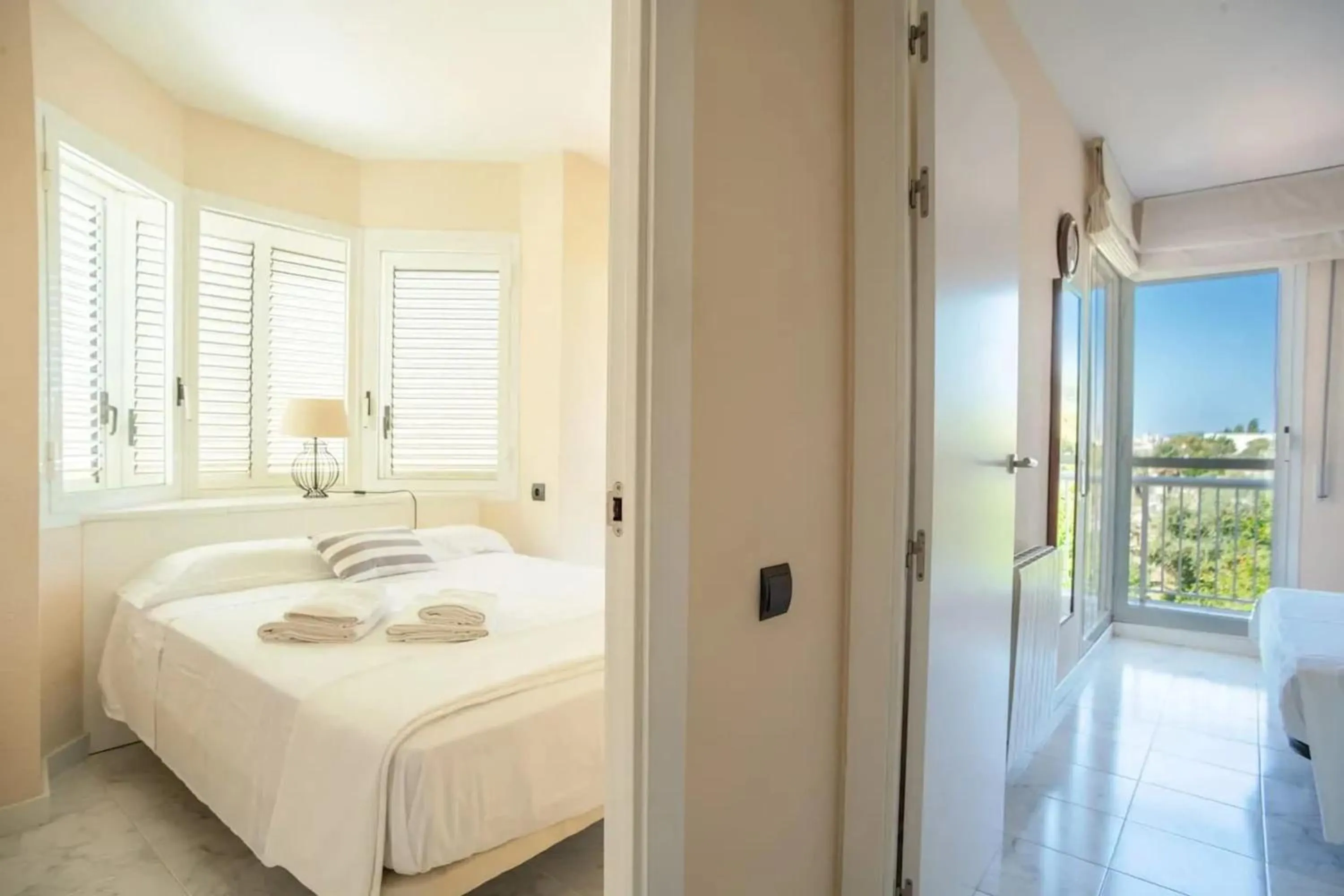 Facade/entrance, Bed in Comfortable House in Sitges with Shared Pool