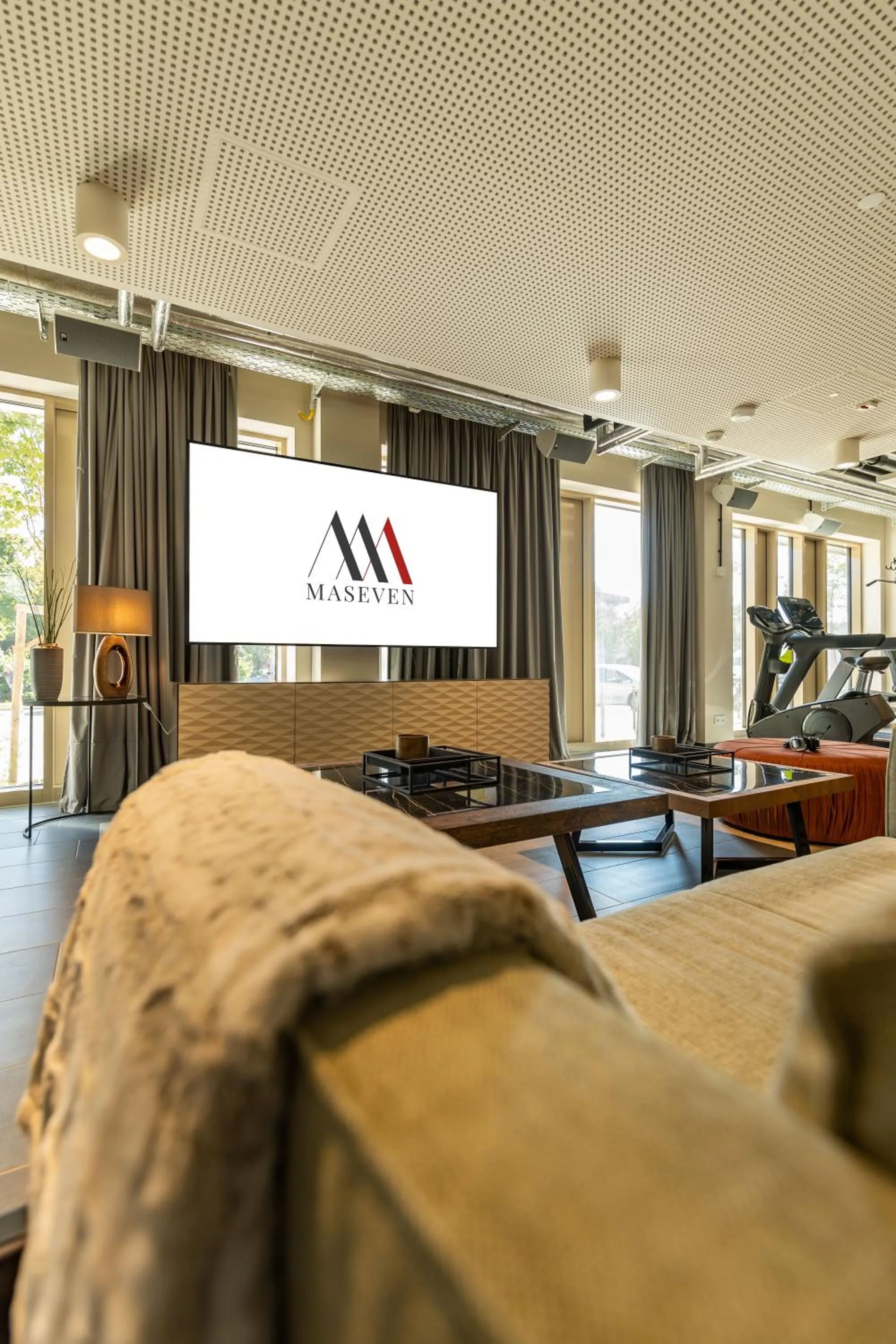 Lobby or reception in MASEVEN München Messe Dornach