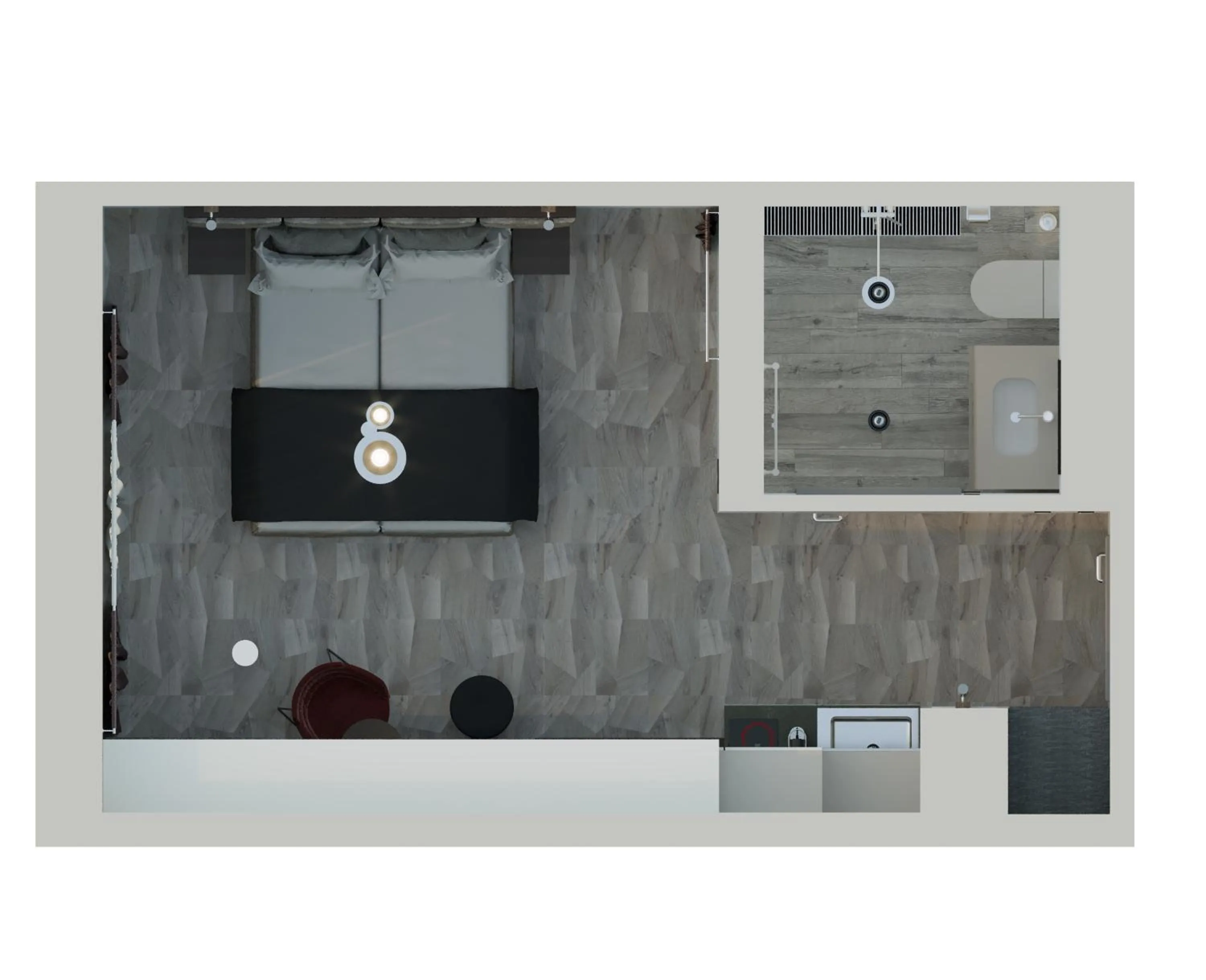 Floor plan in MASEVEN München Messe Dornach