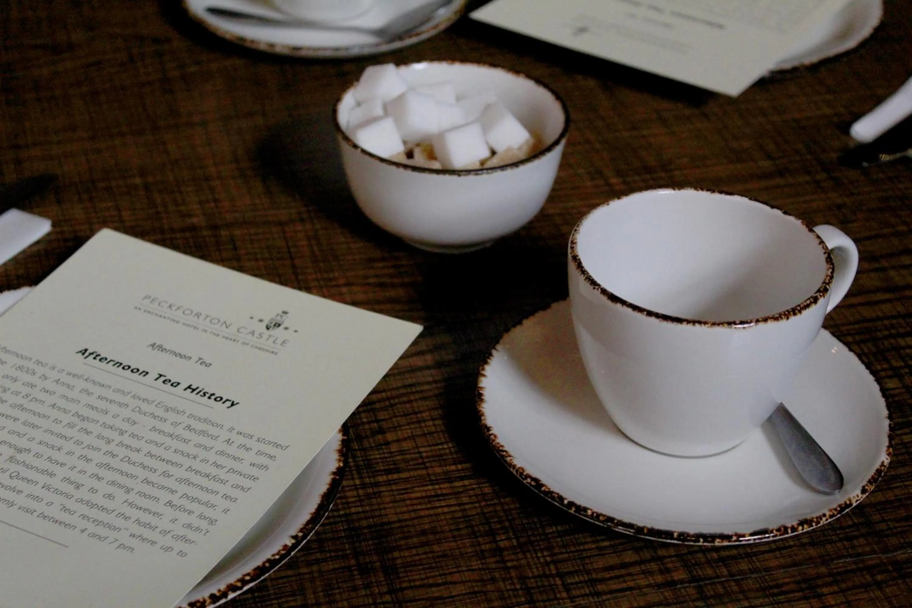 Drinks in Peckforton Castle