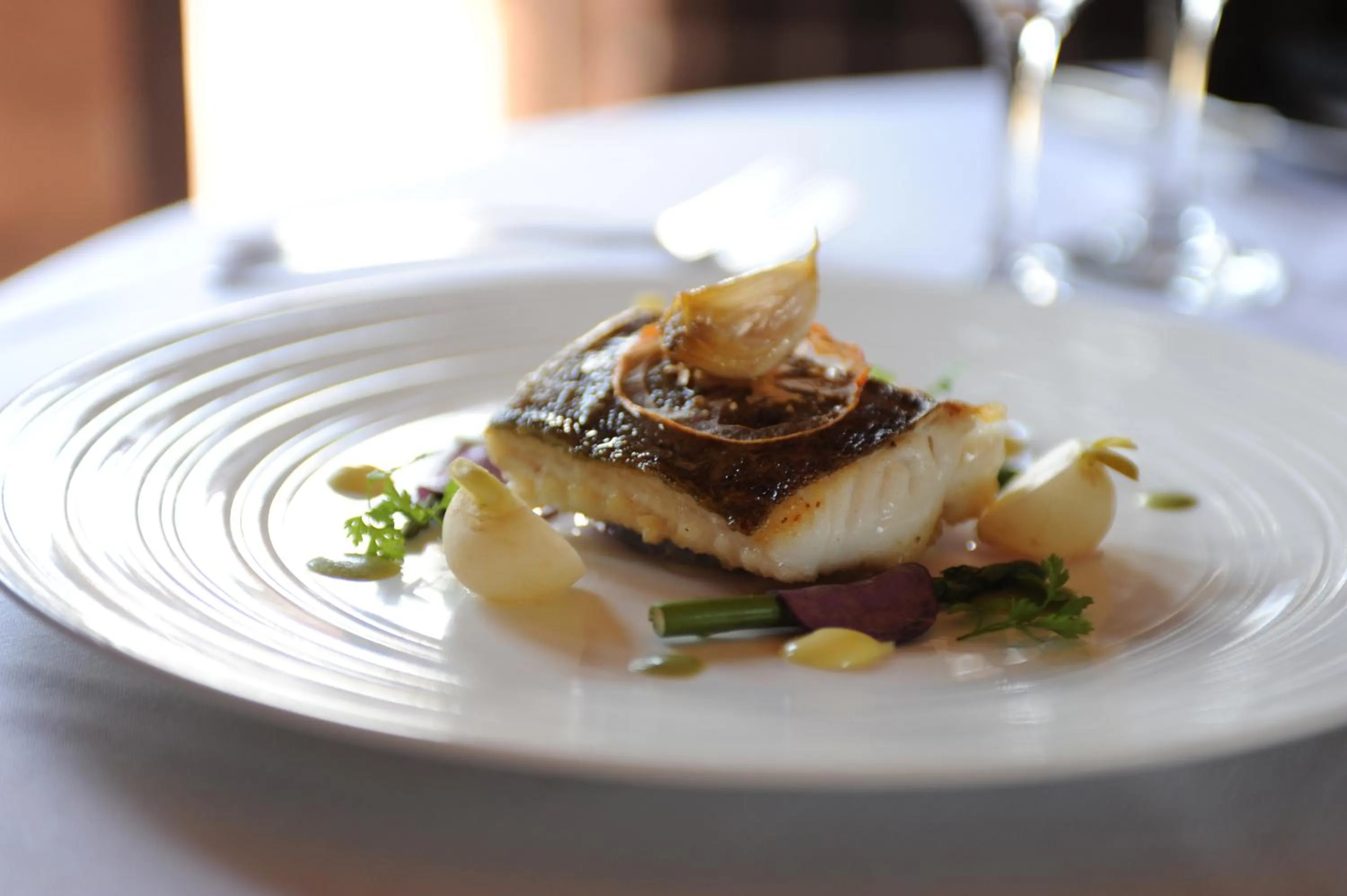 Food close-up in Peckforton Castle