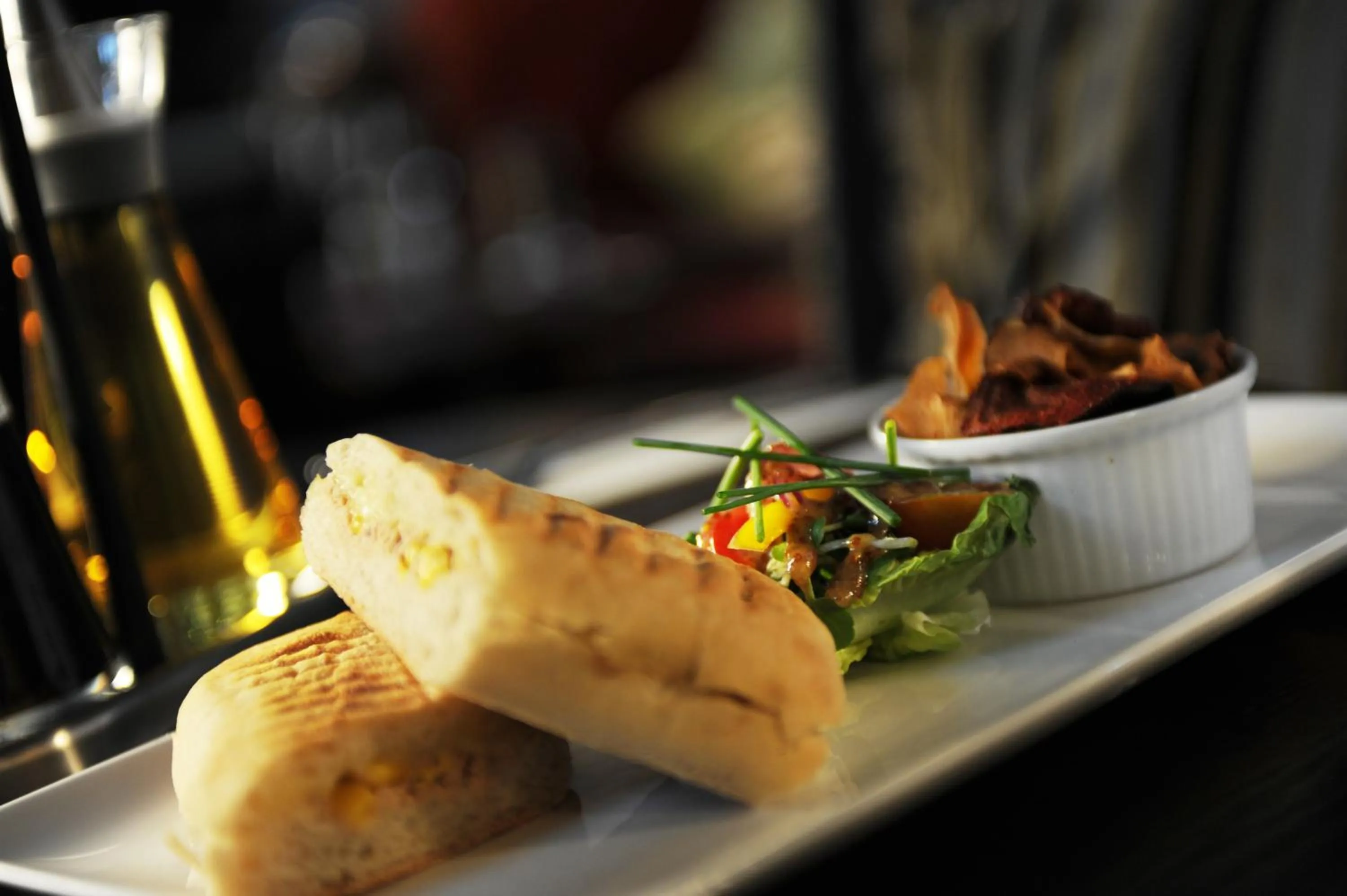 Food close-up in Peckforton Castle