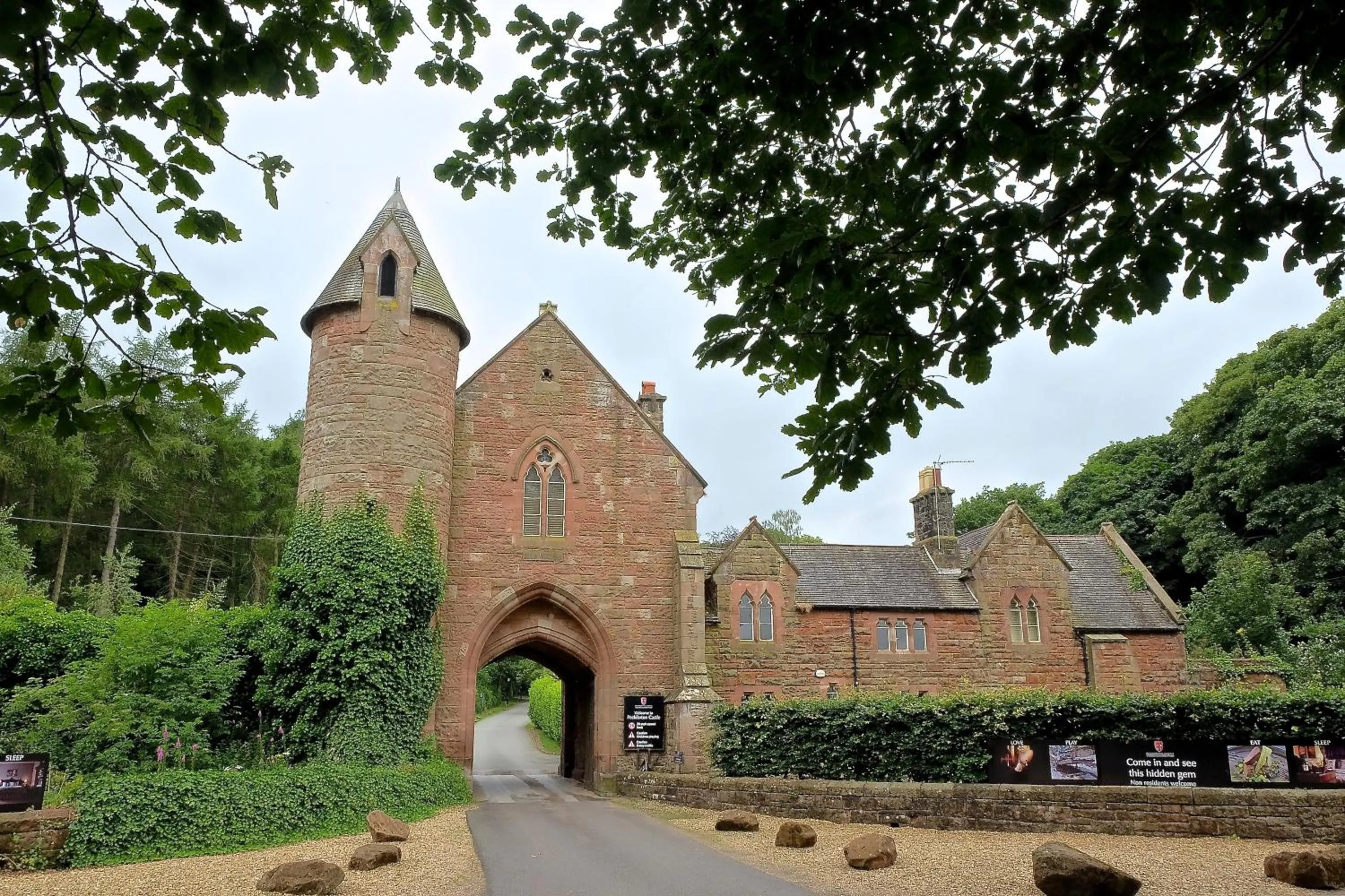 Property building in Peckforton Castle