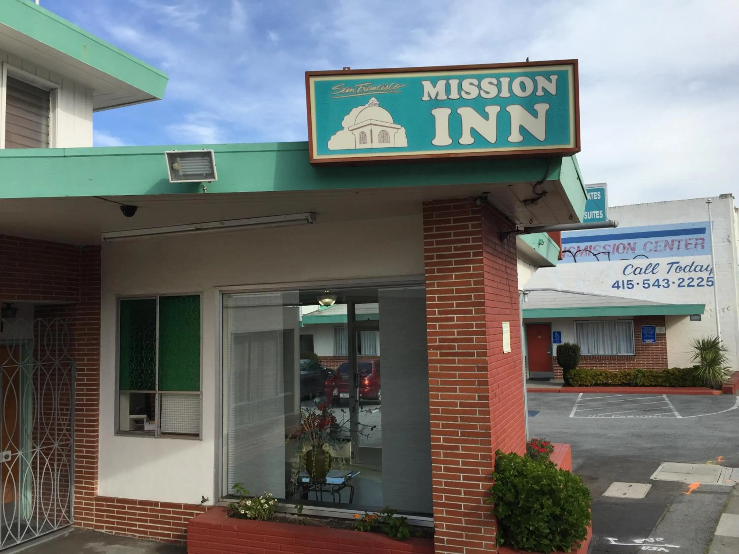 Property logo or sign in Mission Inn