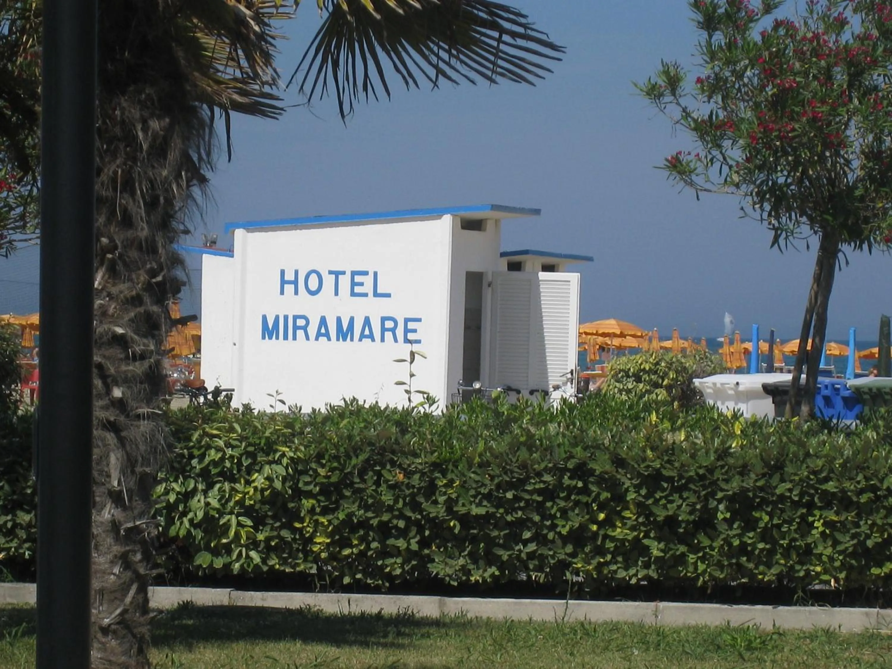 Beach in Hotel Miramare