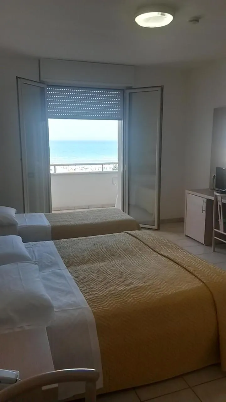 Bed in Hotel Miramare