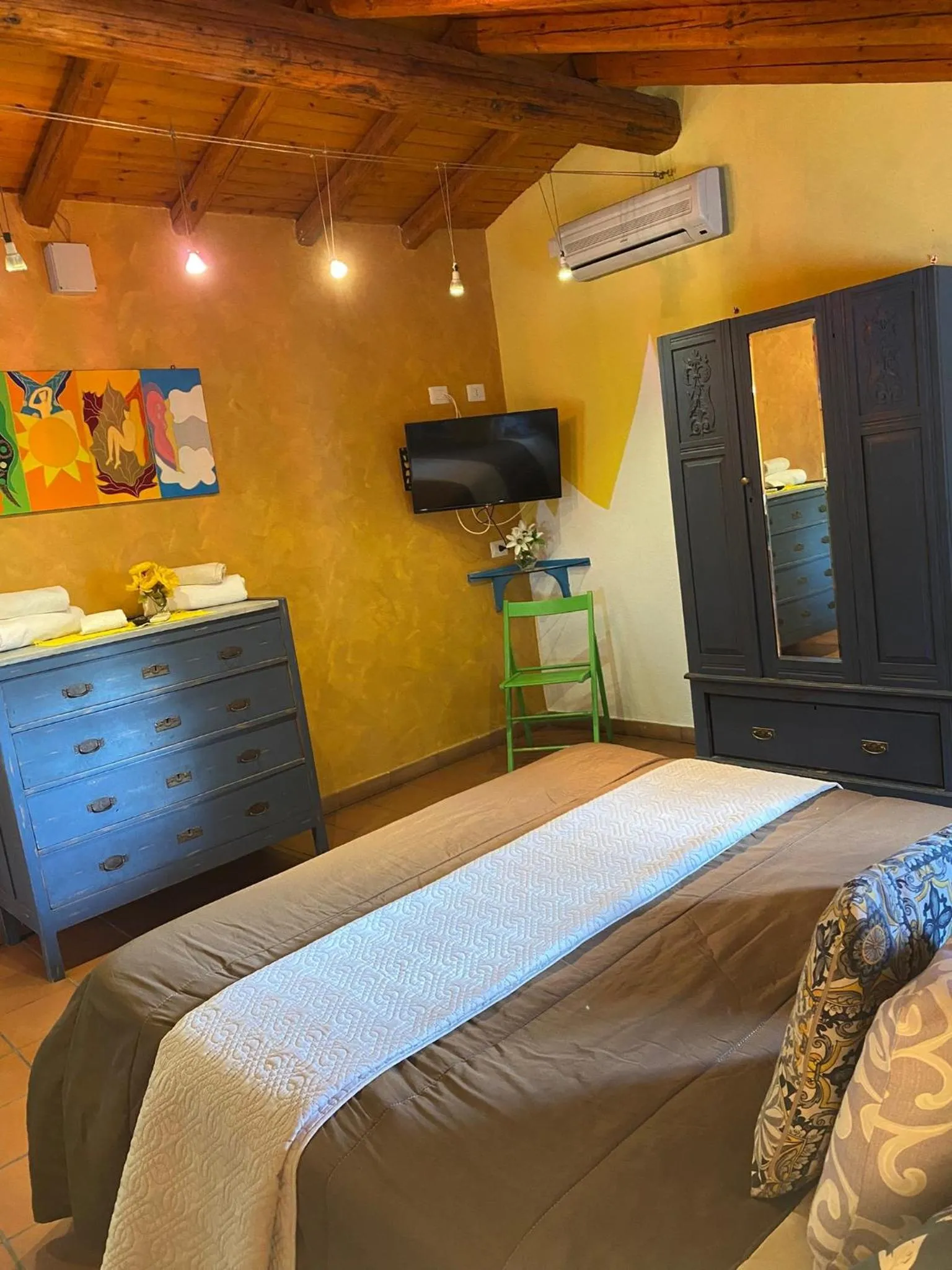 Bedroom, Bed in Oasi Del Fiumefreddo