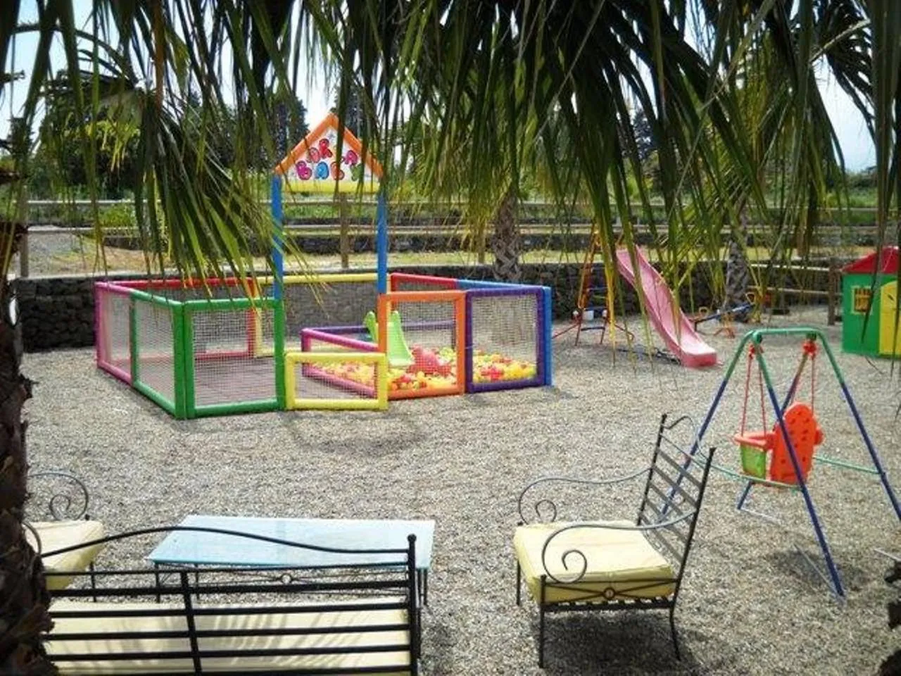 Children play ground in Oasi Del Fiumefreddo