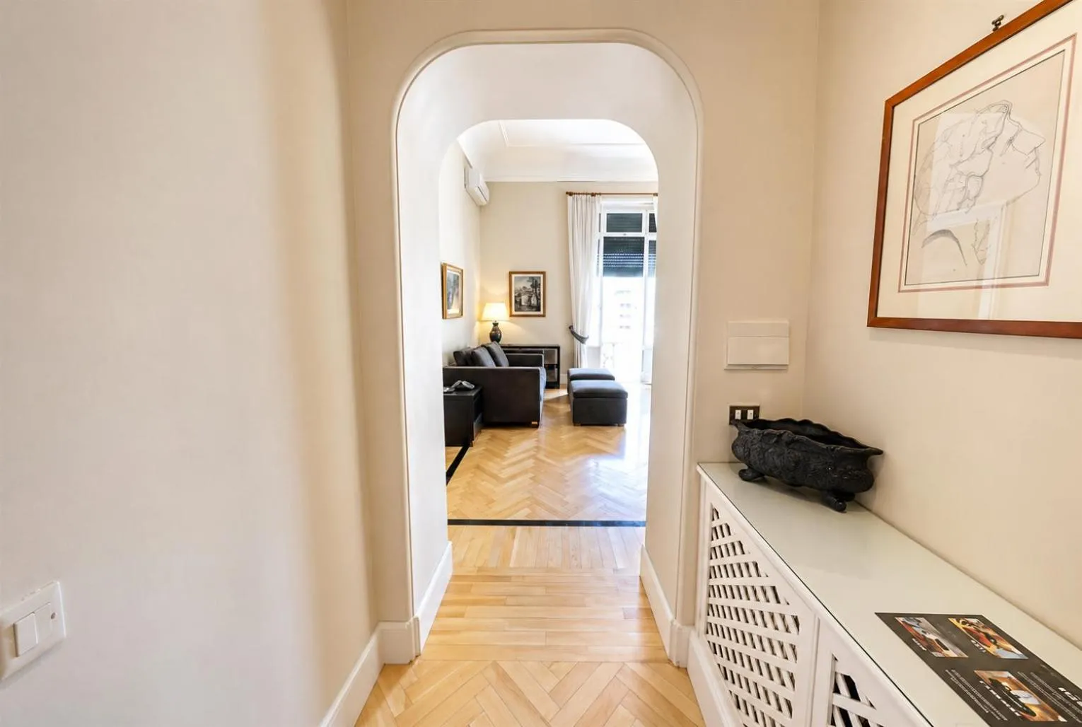 Seating area in Casa Rubinacci