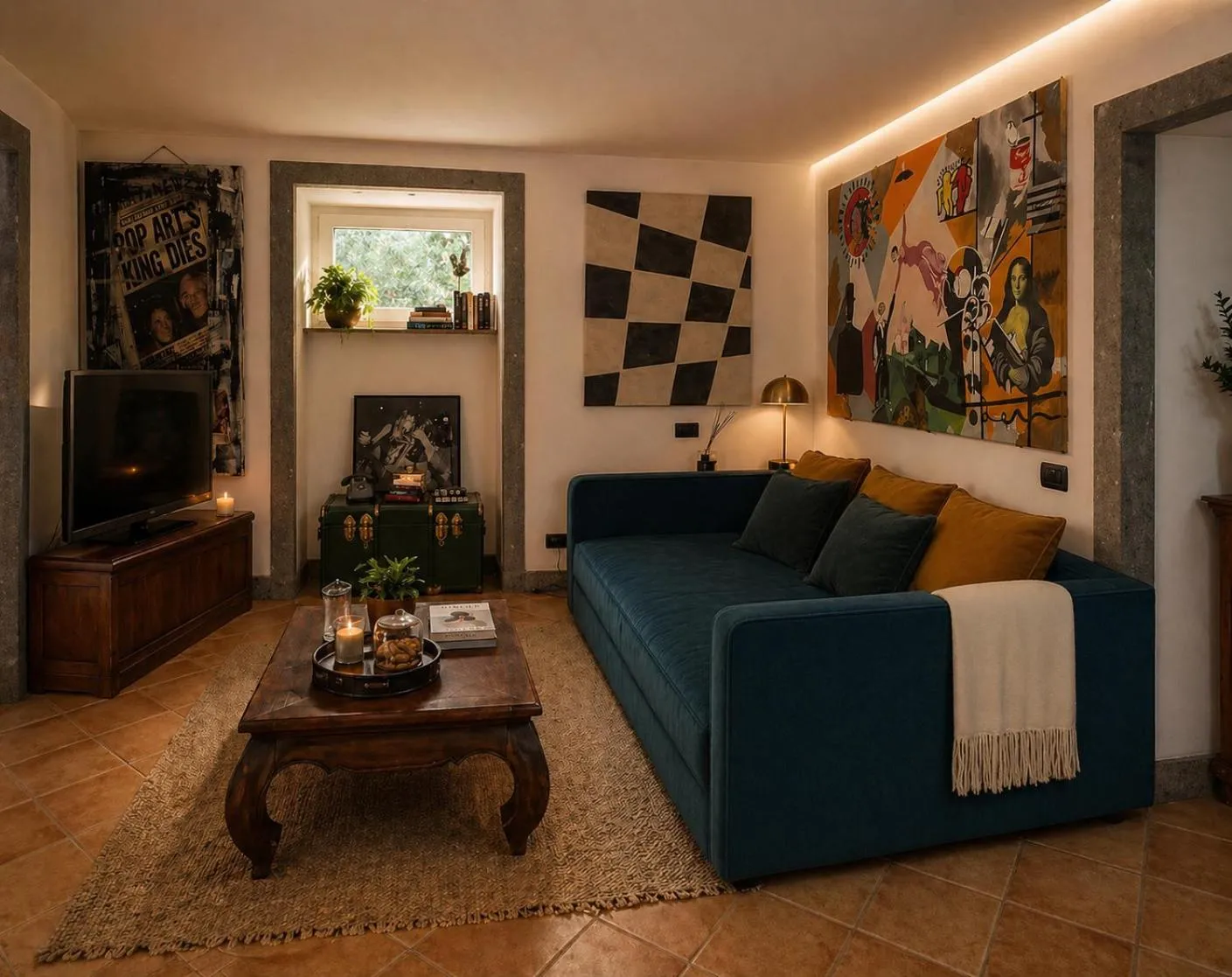 Living room in Casa Rubinacci