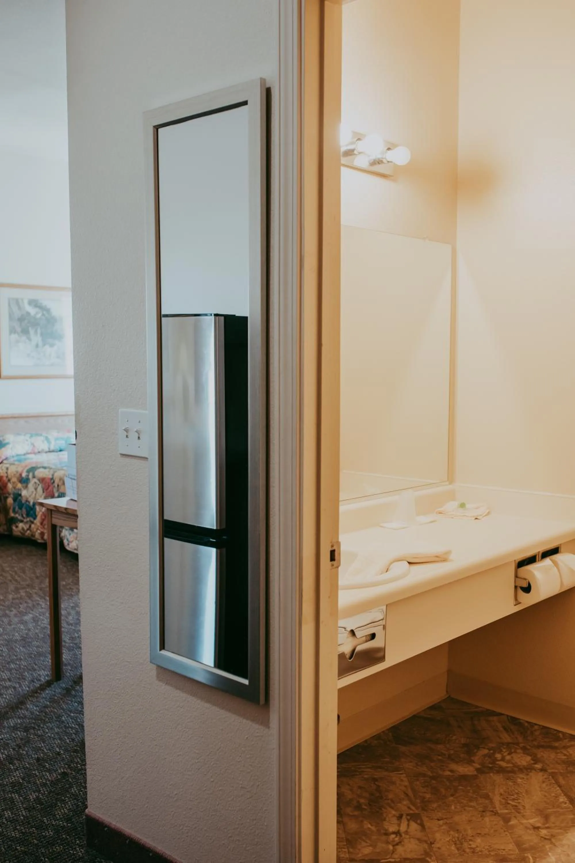 Bathroom in Carson City Plaza Hotel